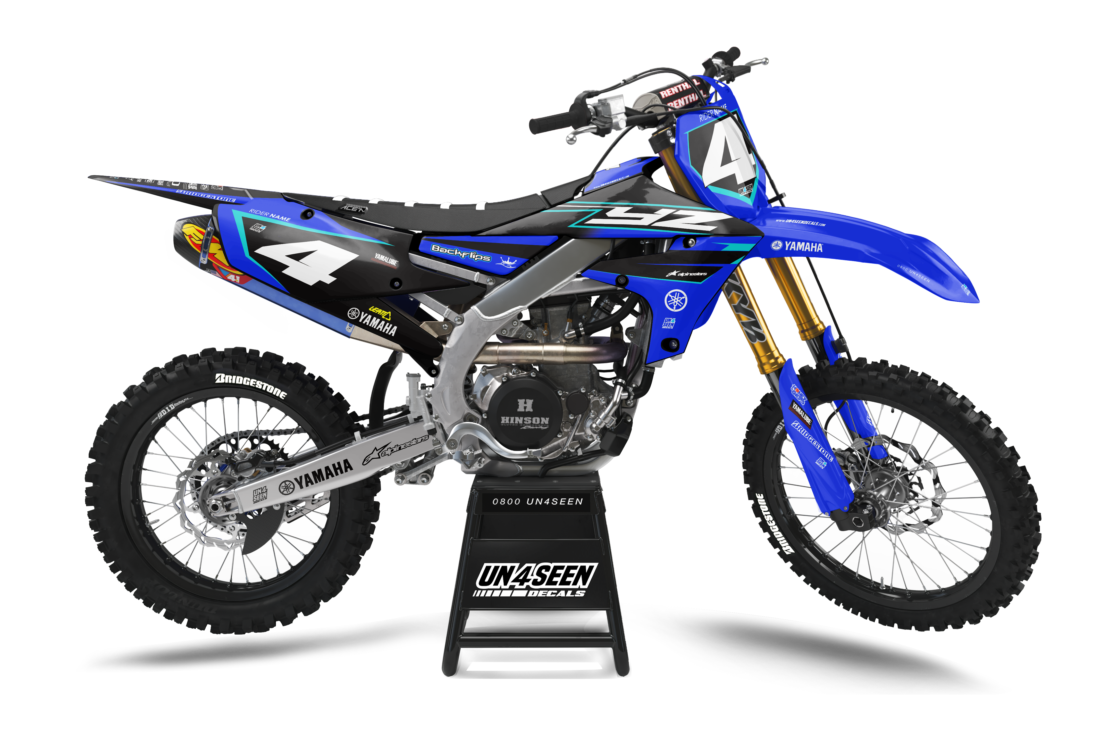 Yamaha Graphics Kit - Keen Aqua