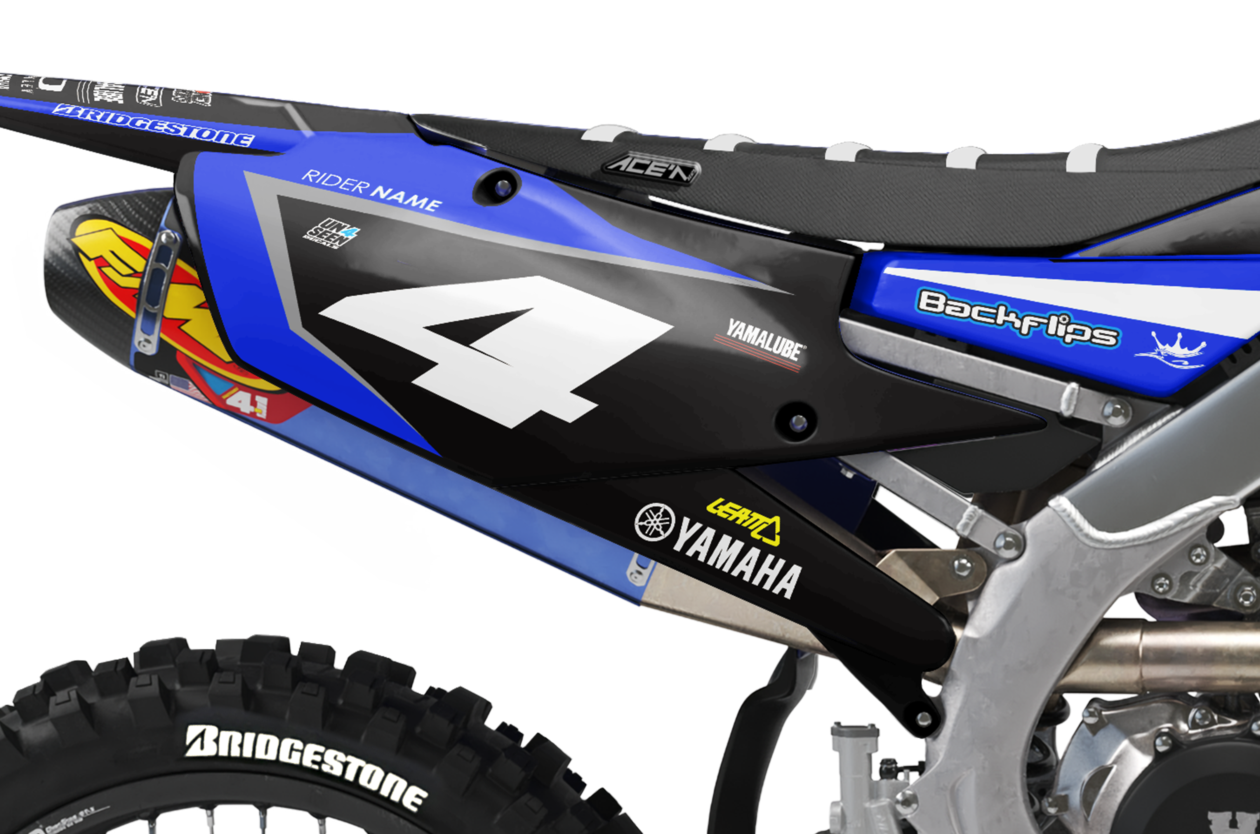 Yamaha Graphics Kit - Keen Blue