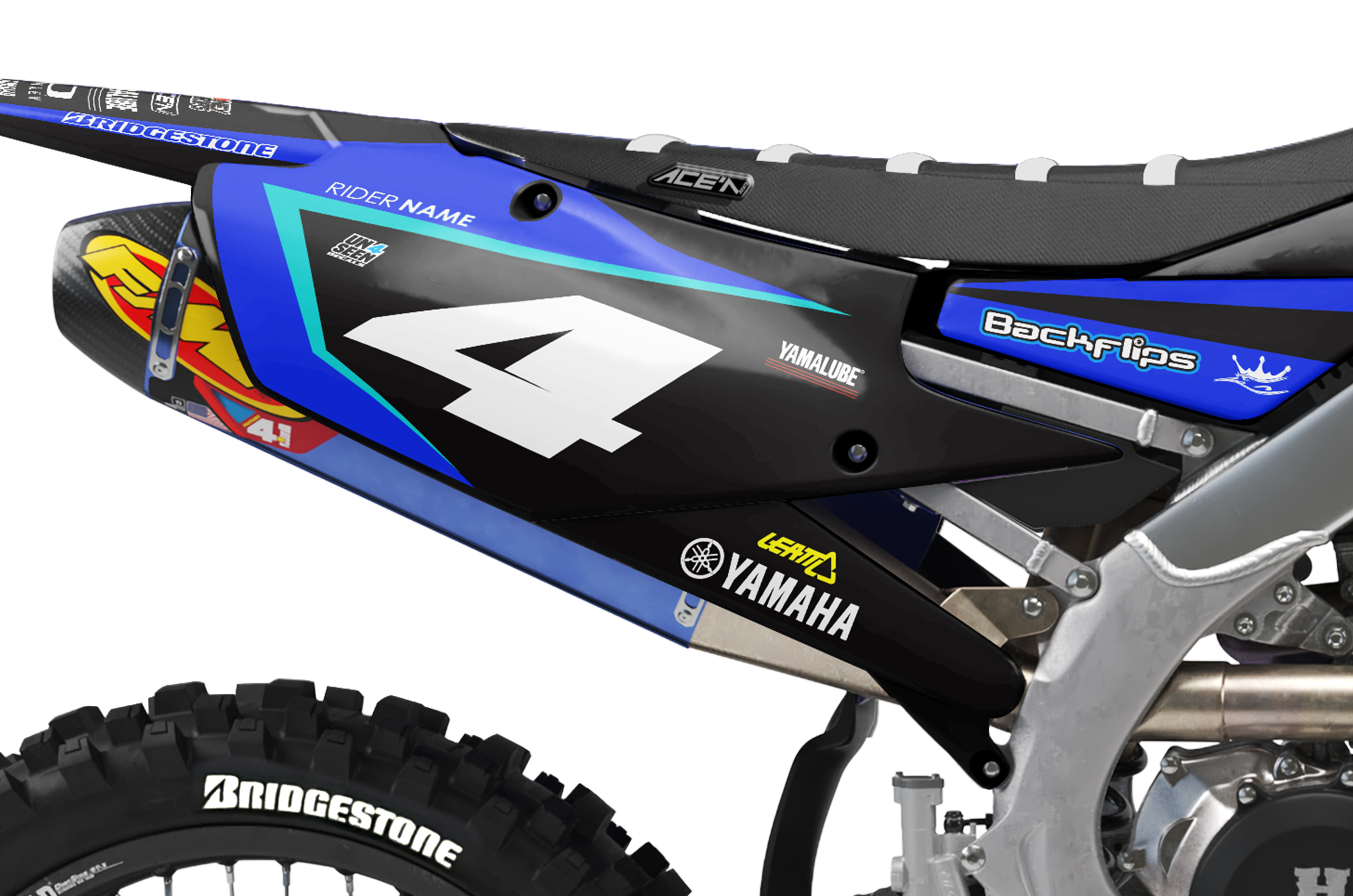 Yamaha Graphics Kit - Keen Aqua