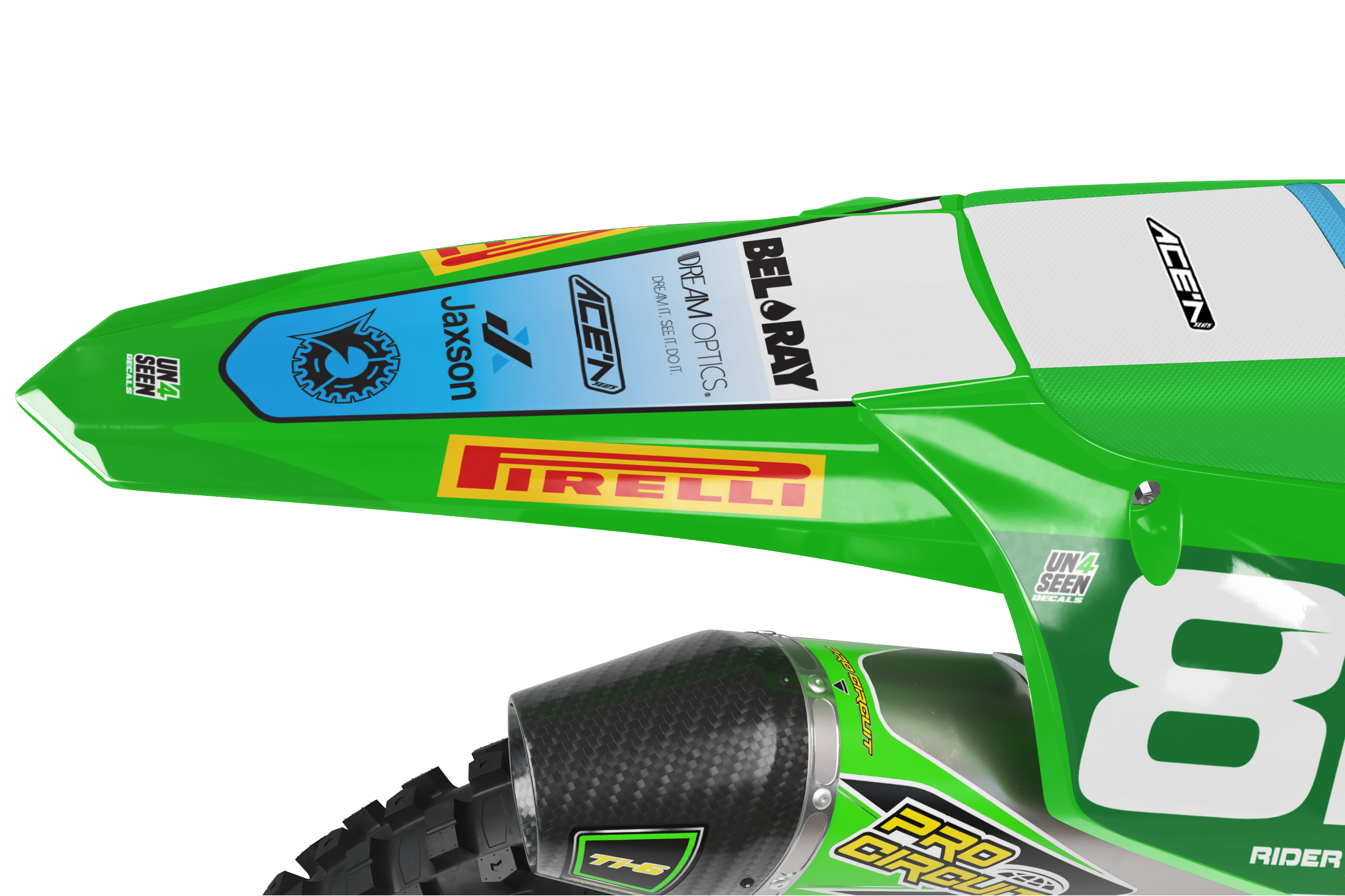 Kawasaki Graphics Kit - Waves
