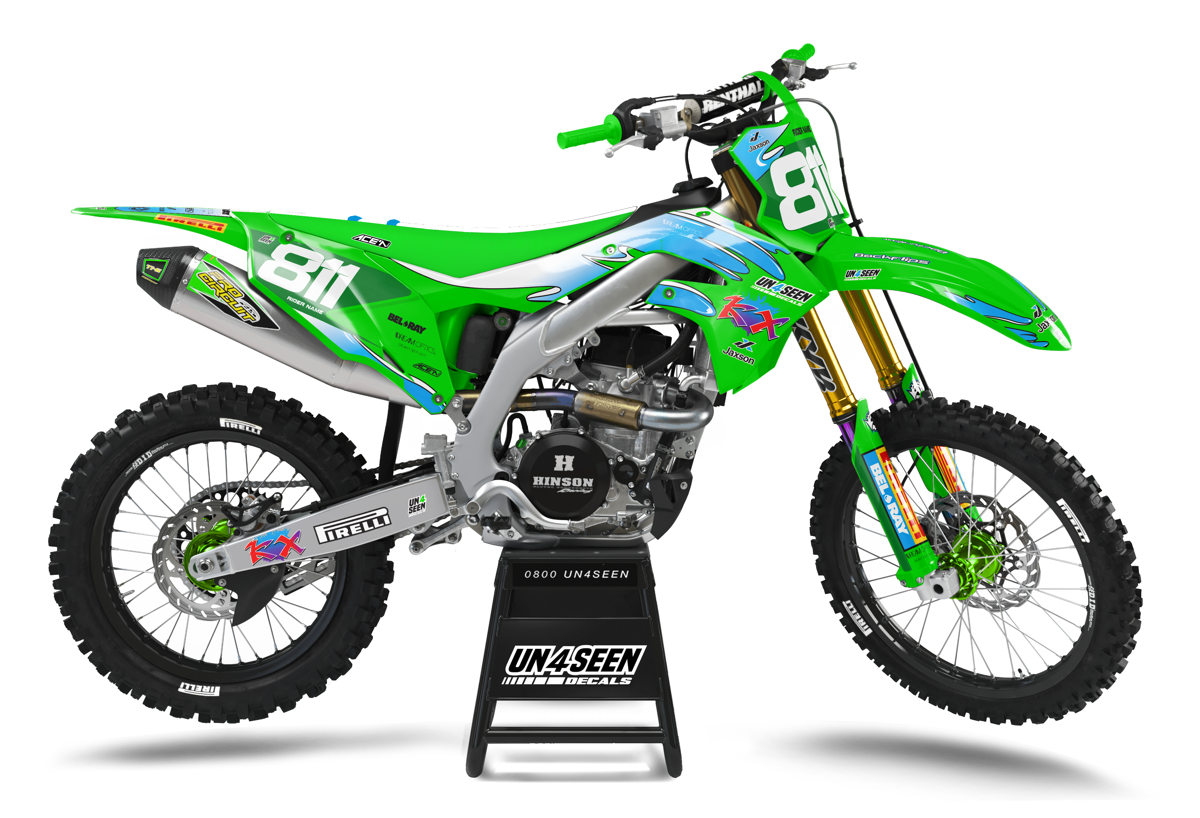 Kawasaki Graphics Kit - Waves