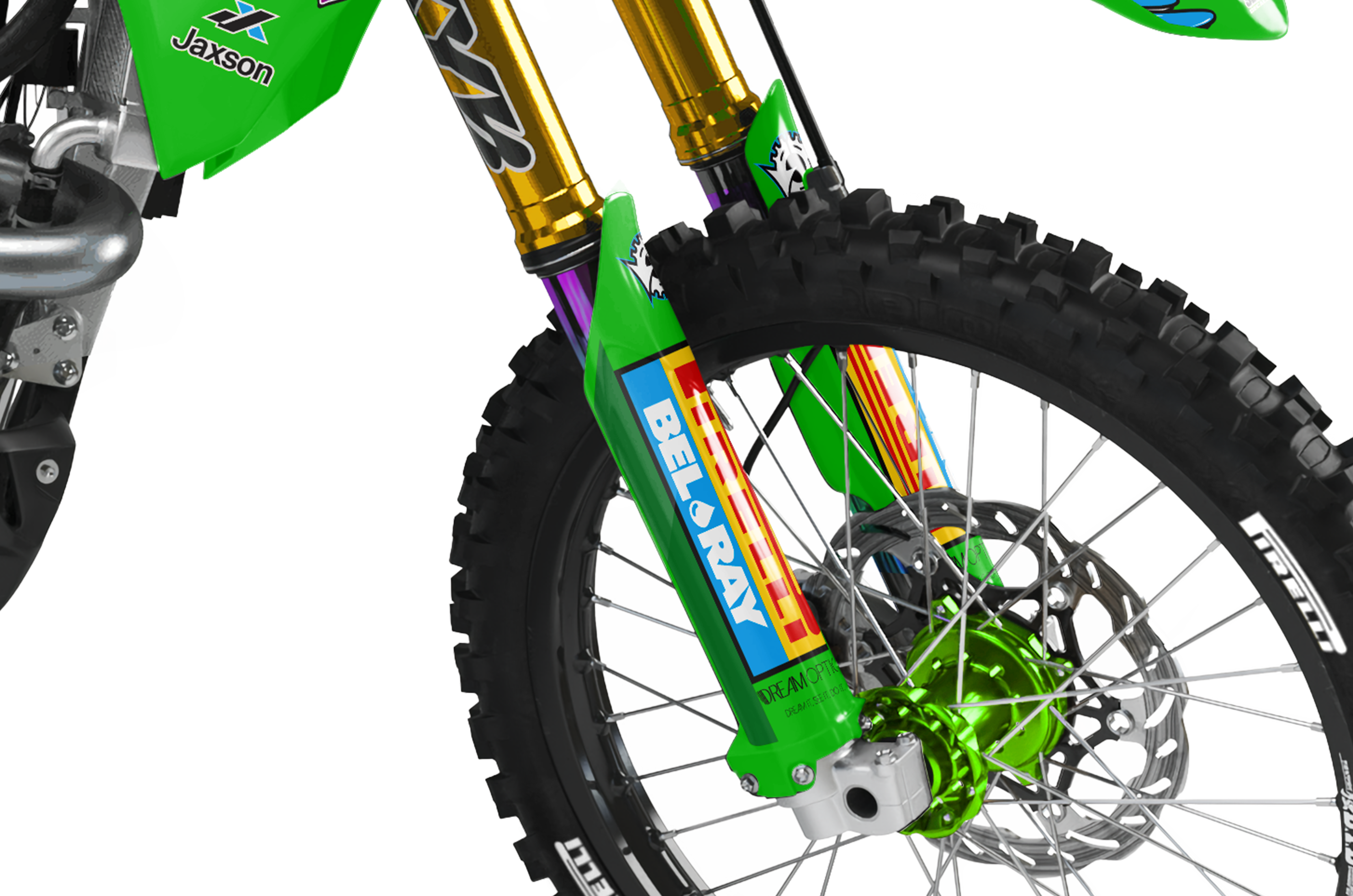 Kawasaki Graphics Kit - Waves