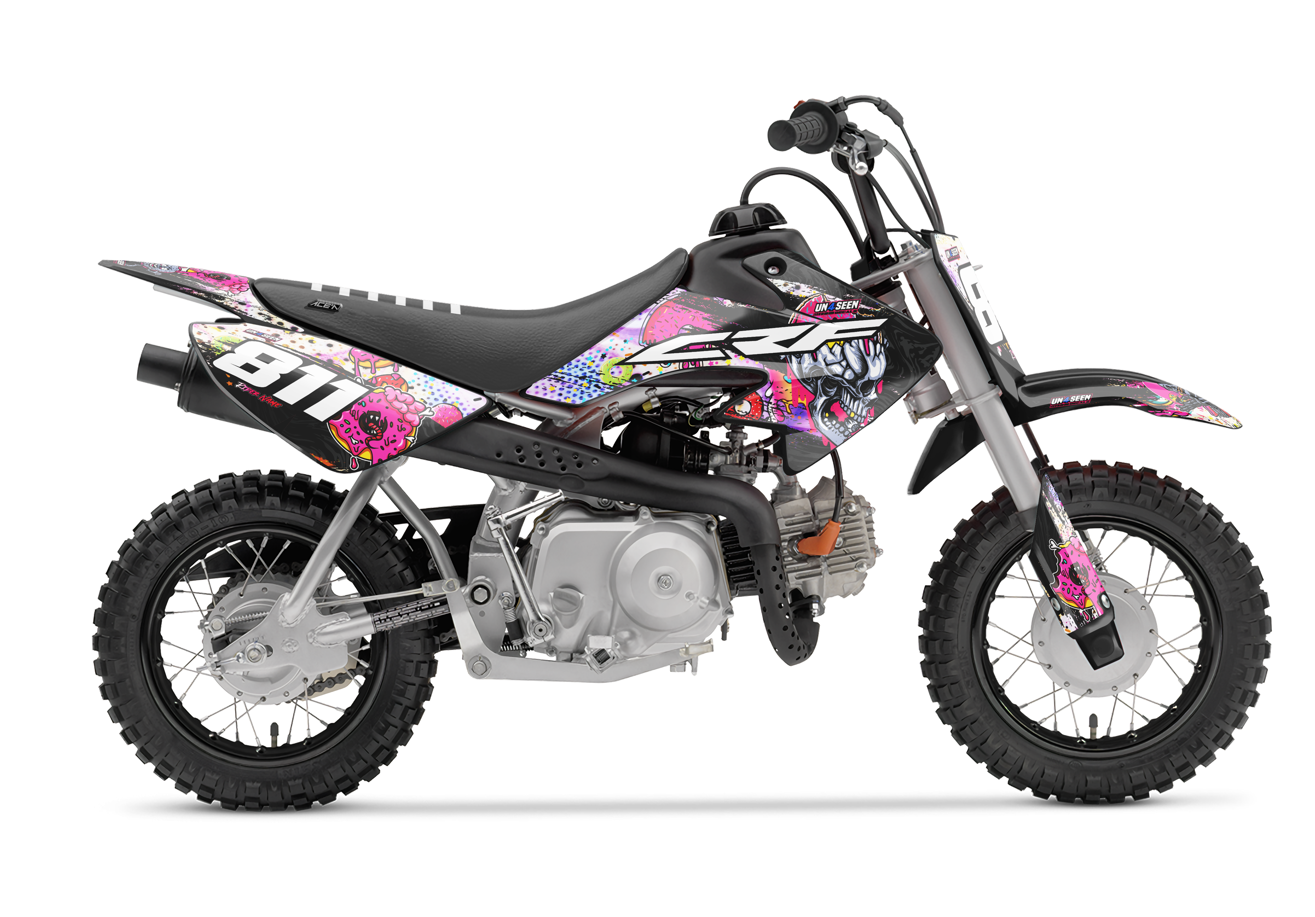 Honda Crf50 Graphics Kit - Donut