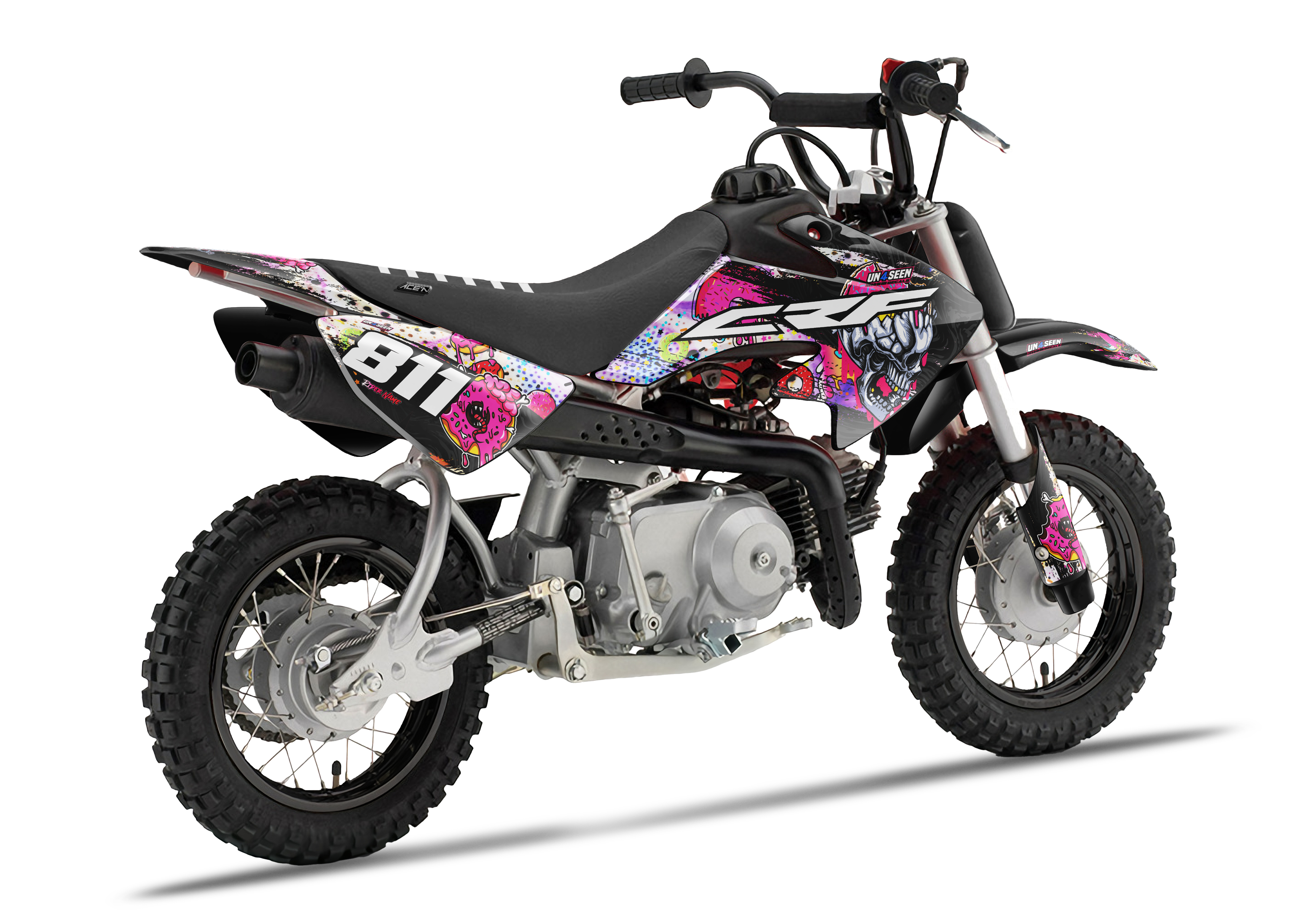 Honda Crf50 Graphics Kit - Donut