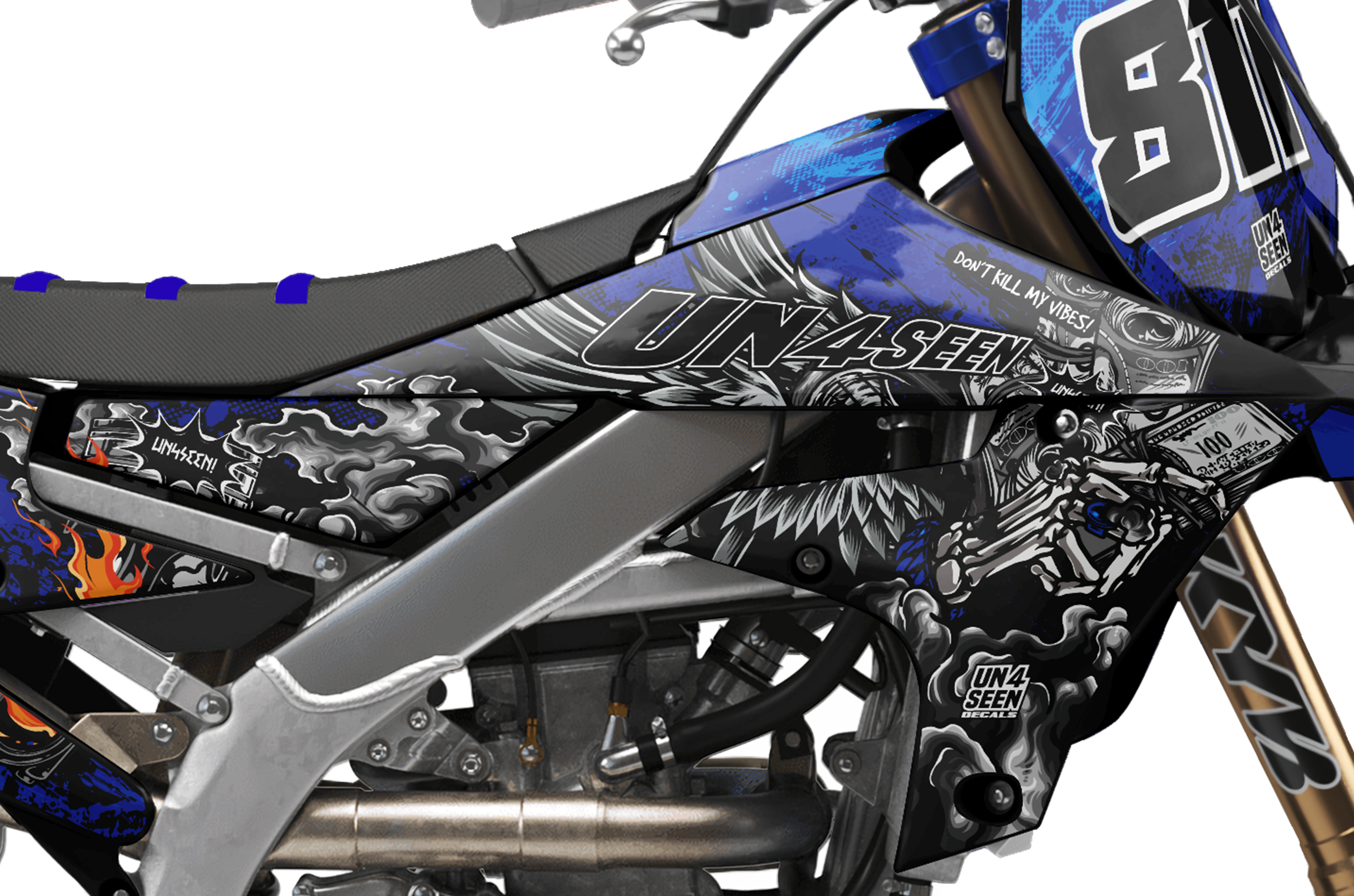 Yamaha Crank Graphics Kit - Money & Motors