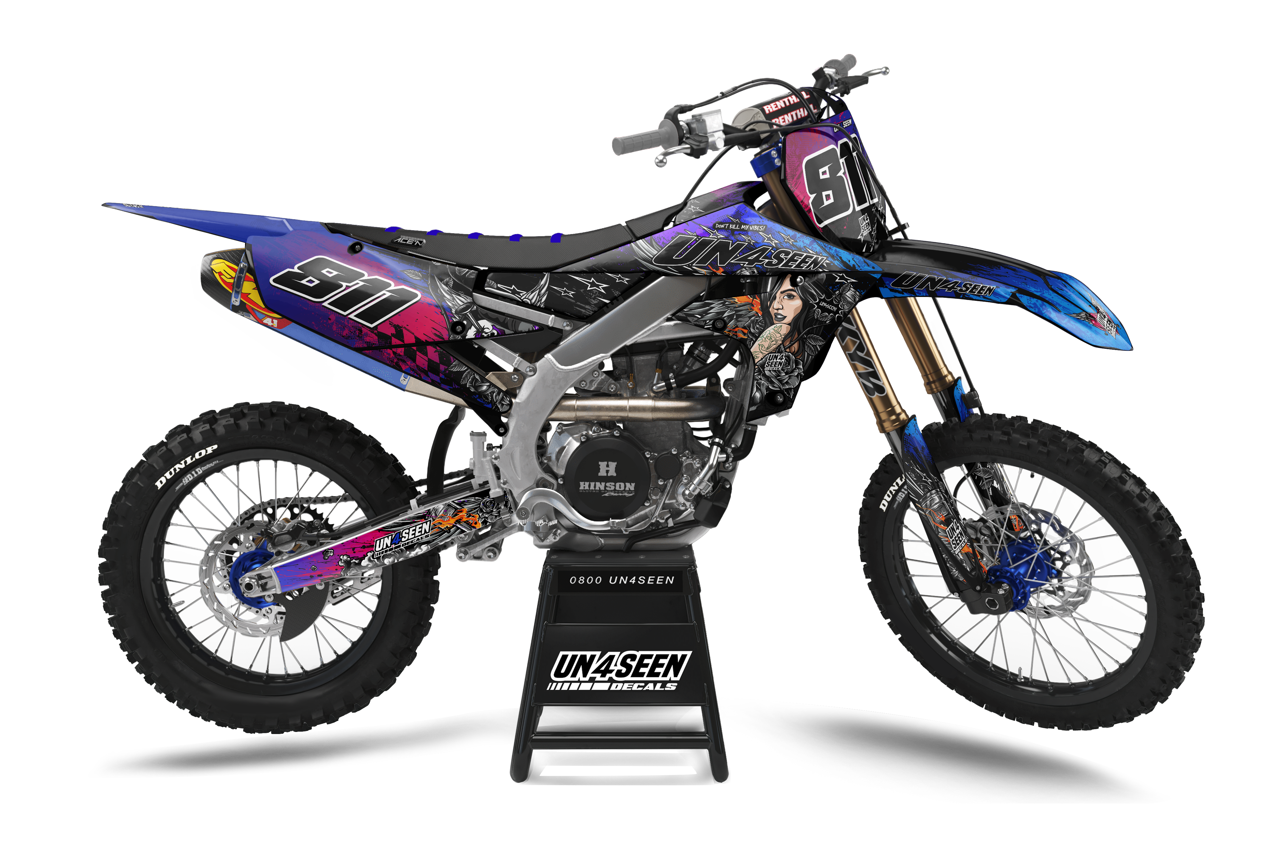 Yamaha Crank  Graphics Kit -  Heart's aren't Playgrounds