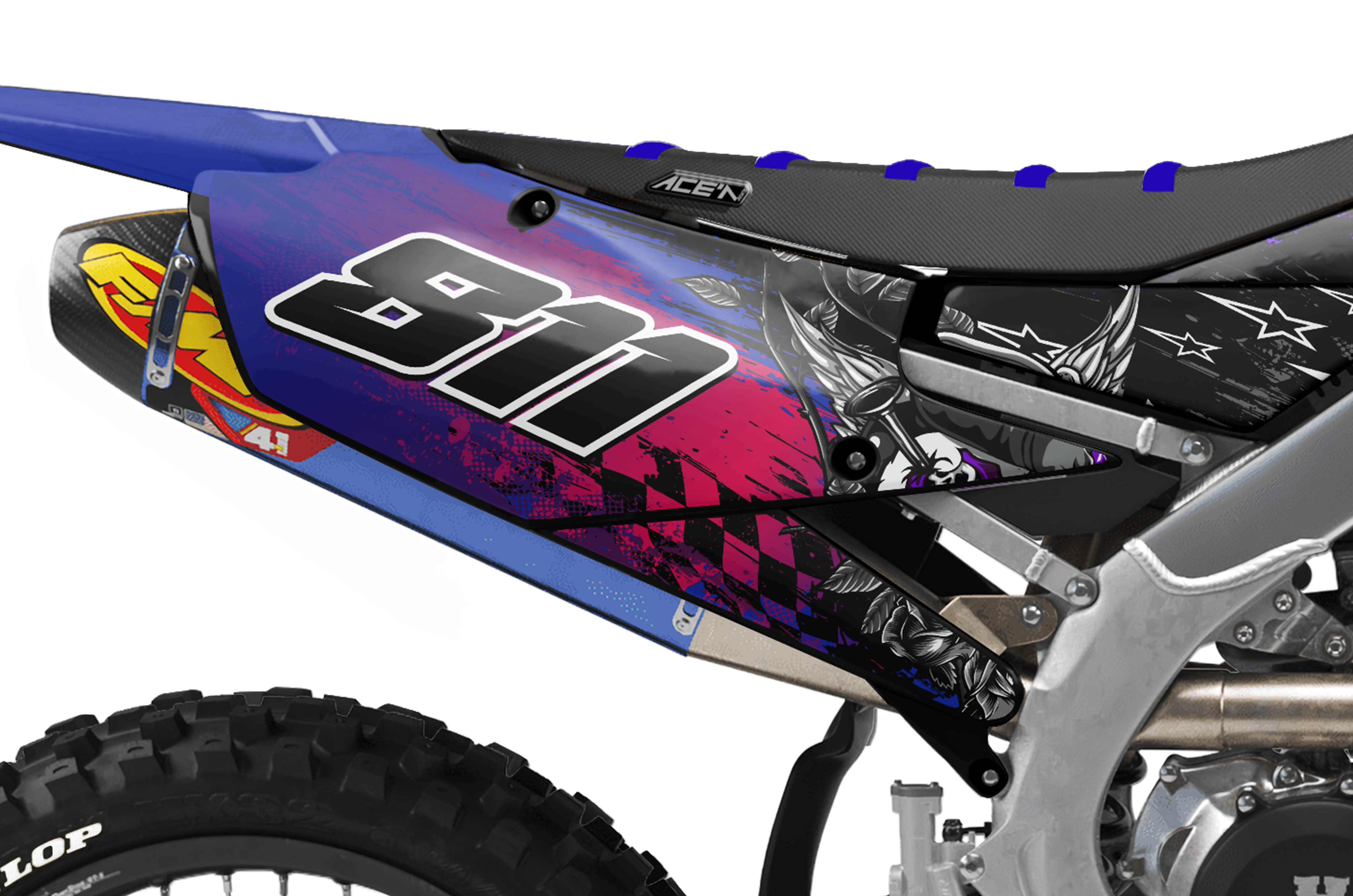 Yamaha Crank  Graphics Kit -  Heart's aren't Playgrounds