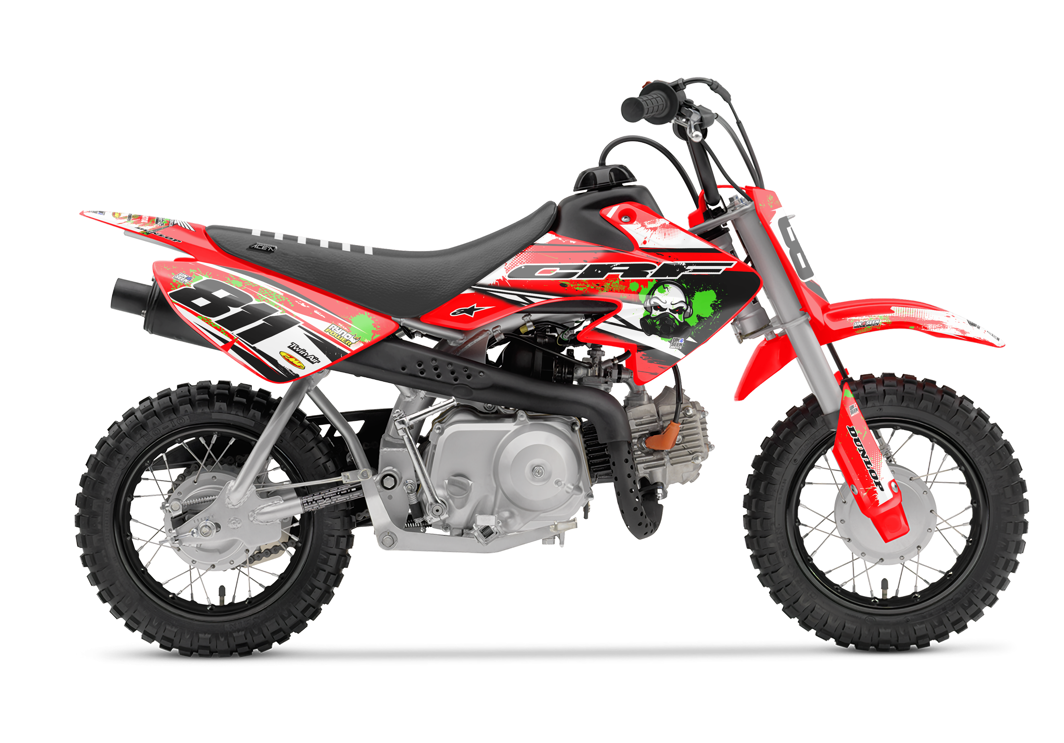 Crf50 Graphics Kit - Gas Red