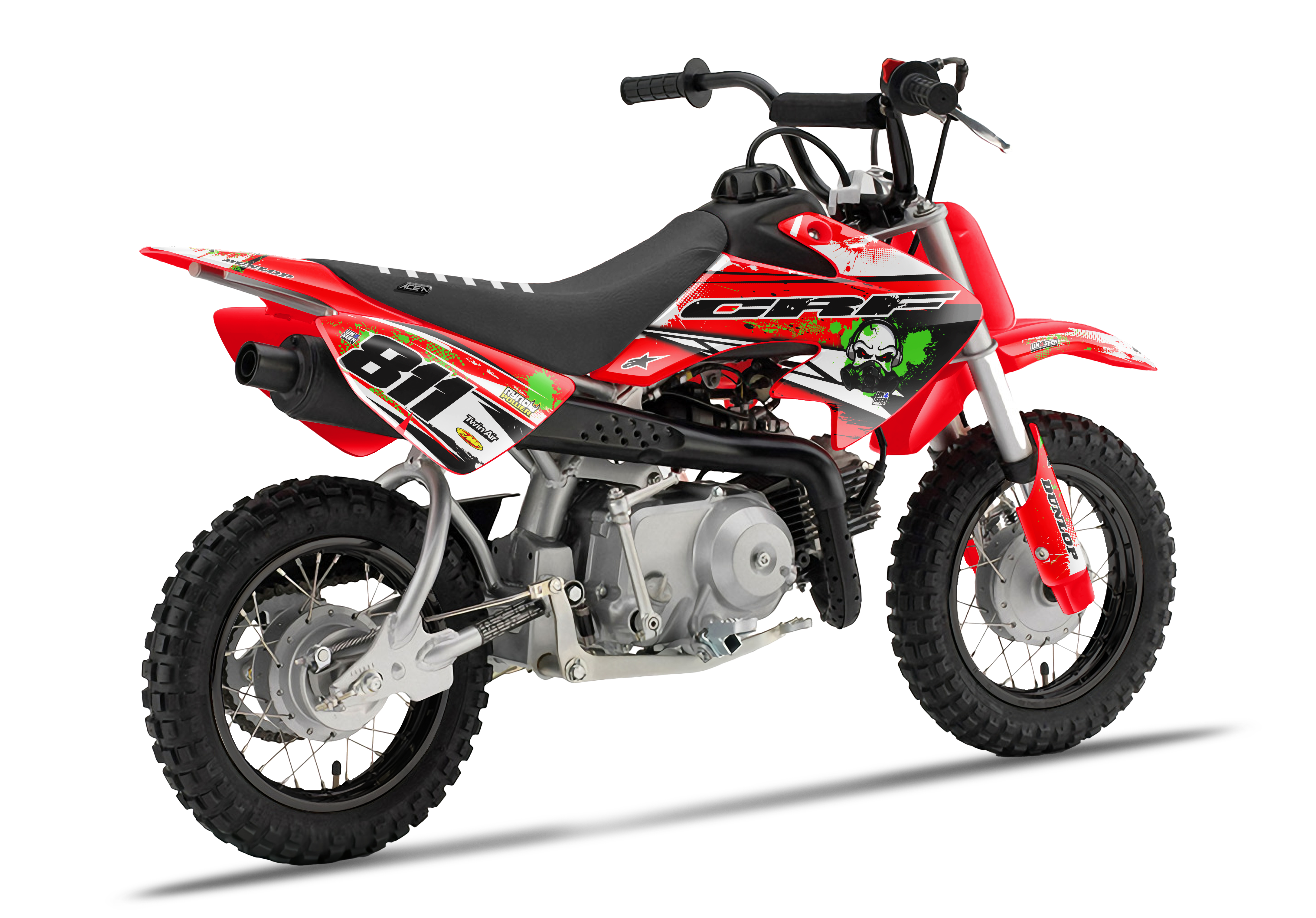 Crf50 Graphics Kit - Gas Red