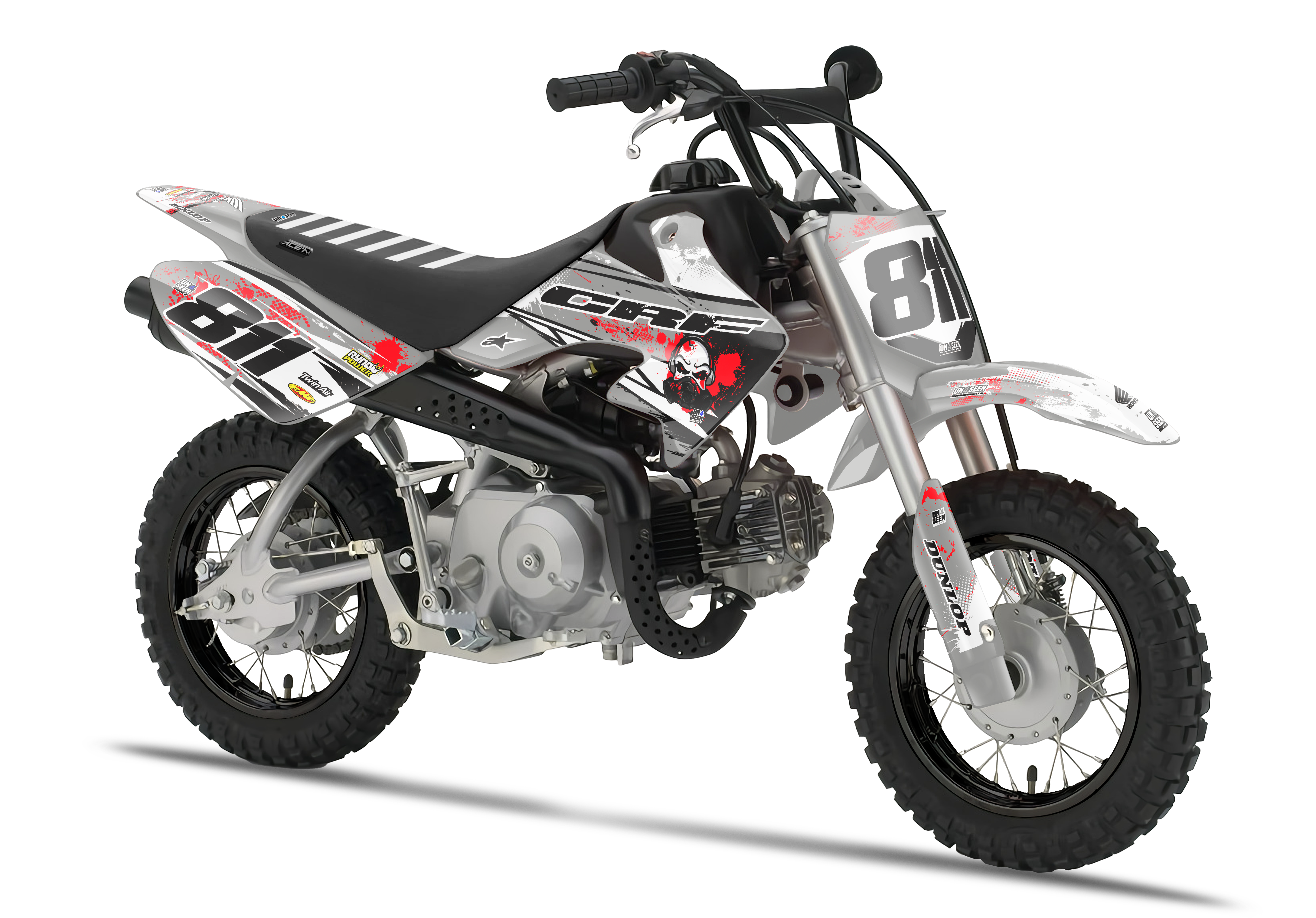 Crf50 Graphics Kit - Gas Grey
