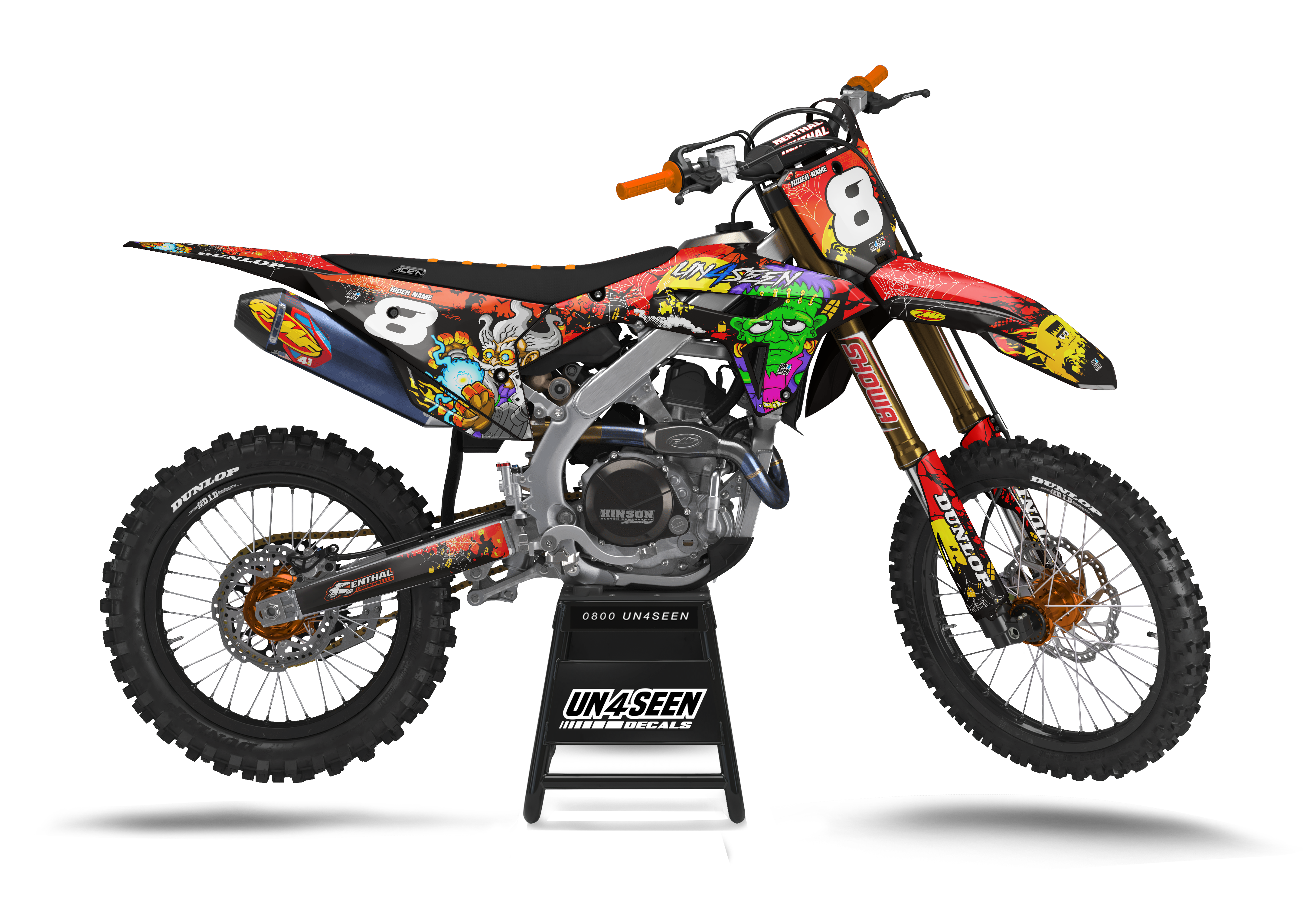 Honda Zombie Graphics Kit - Frankenstein