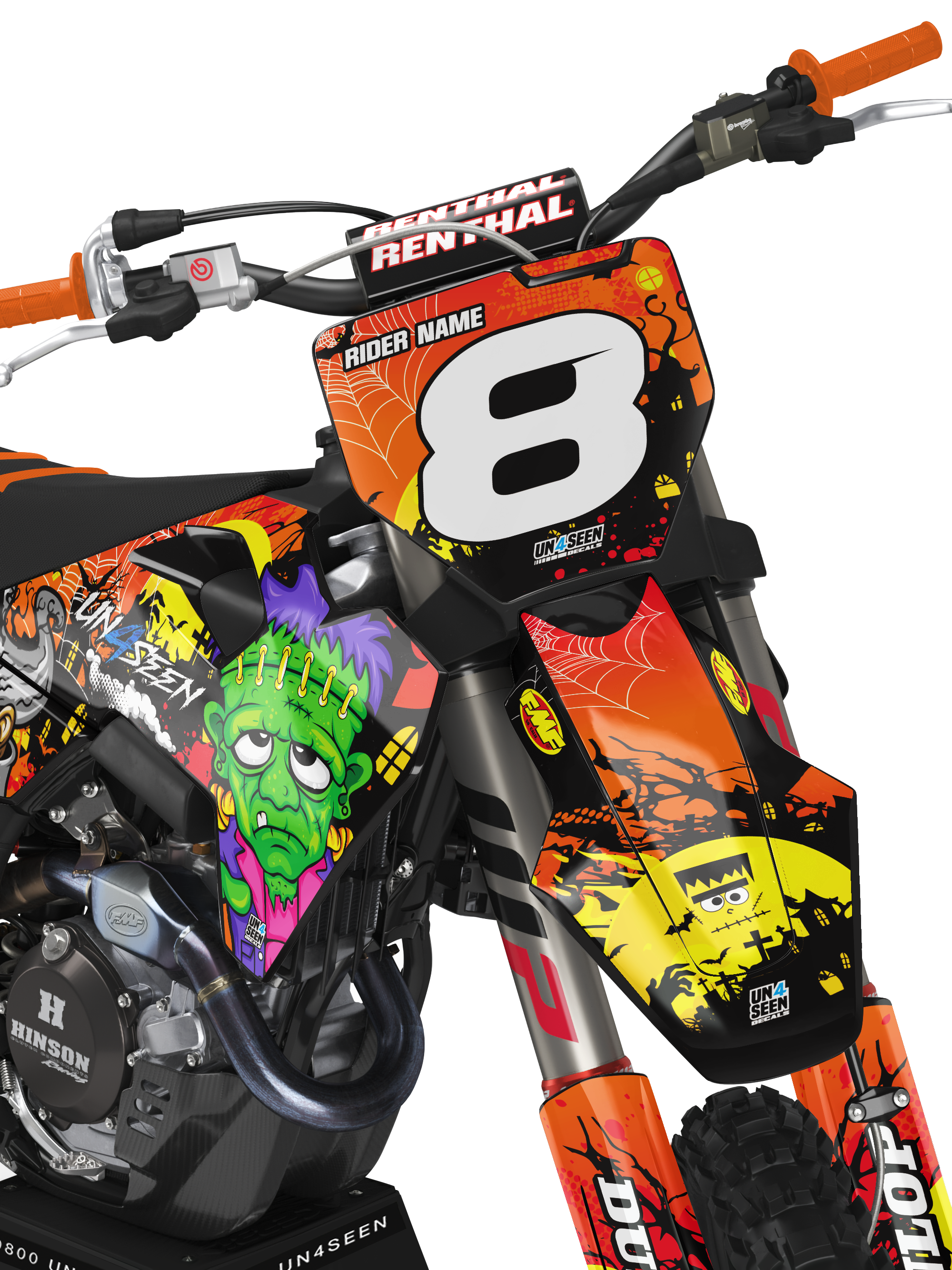 Husqvarna Zombie Graphics Kit - Frankenstein