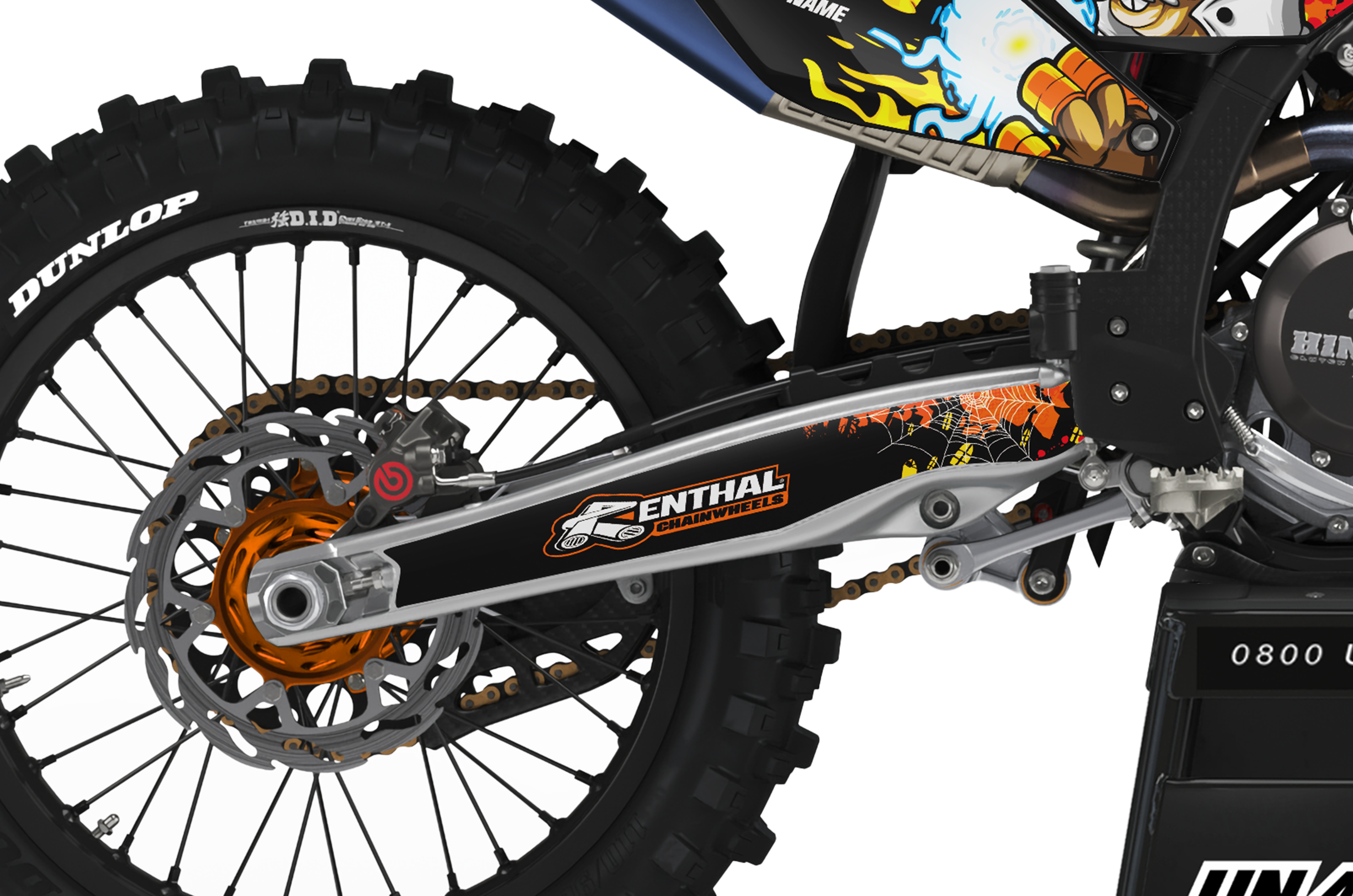 Husqvarna Zombie Graphics Kit - Frankenstein