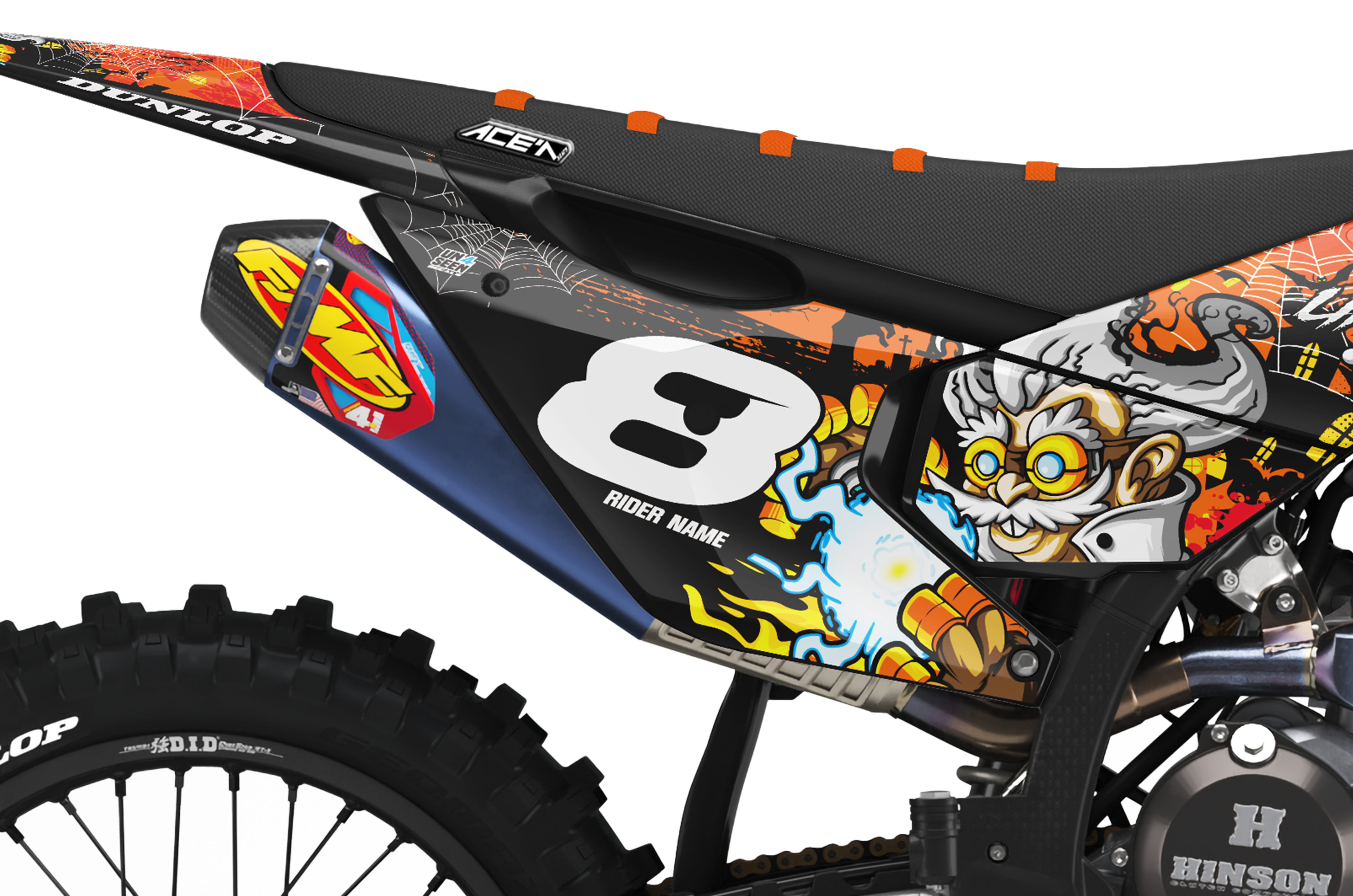 Husqvarna Zombie Graphics Kit - Frankenstein