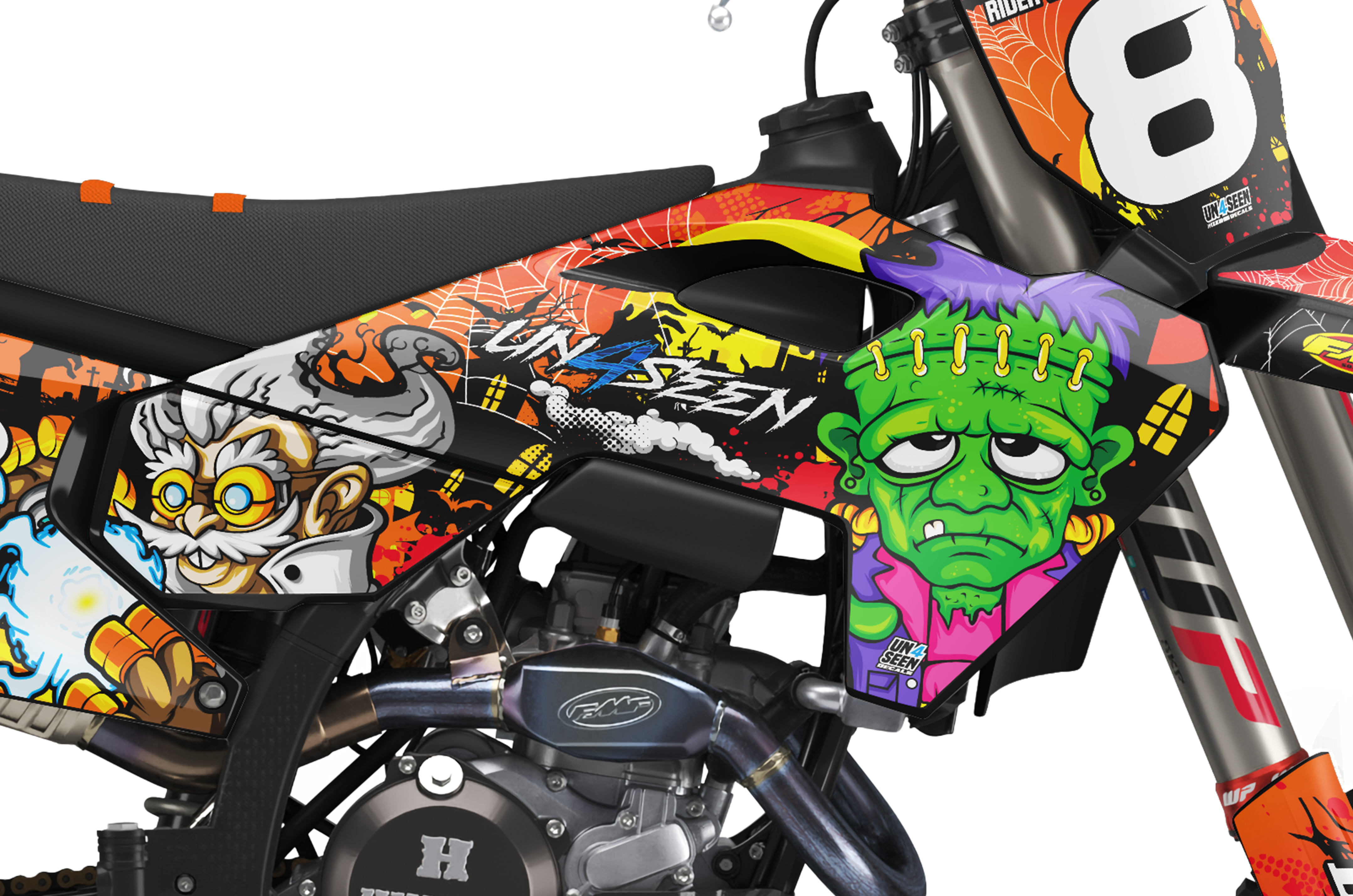 Husqvarna Zombie Graphics Kit - Frankenstein