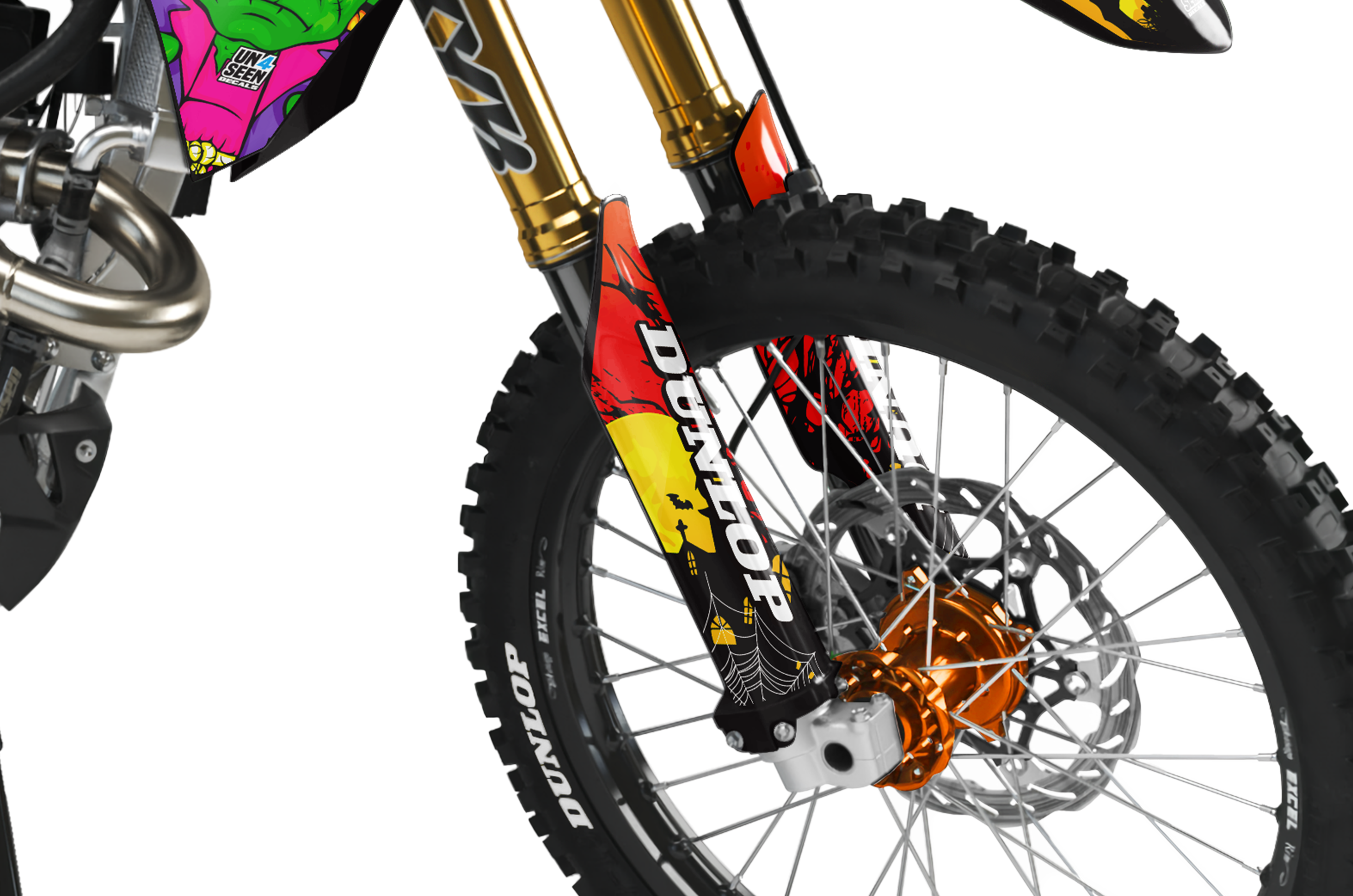Kawasaki Zombie Graphics Kit - Frankenstein