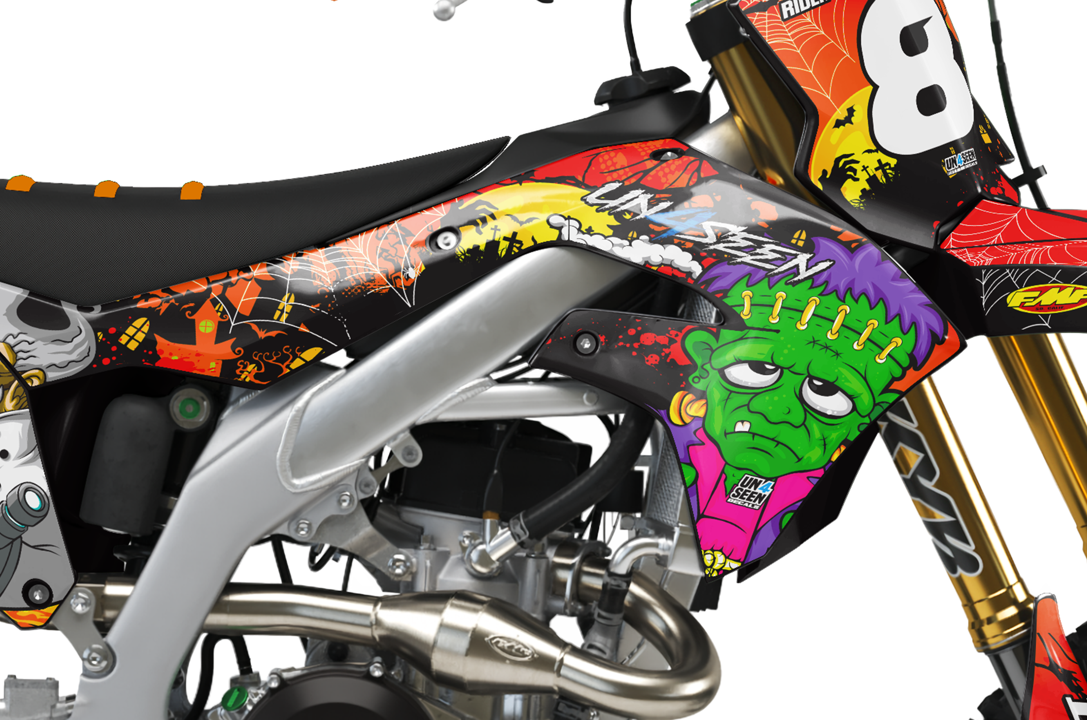 Kawasaki Zombie Graphics Kit - Frankenstein