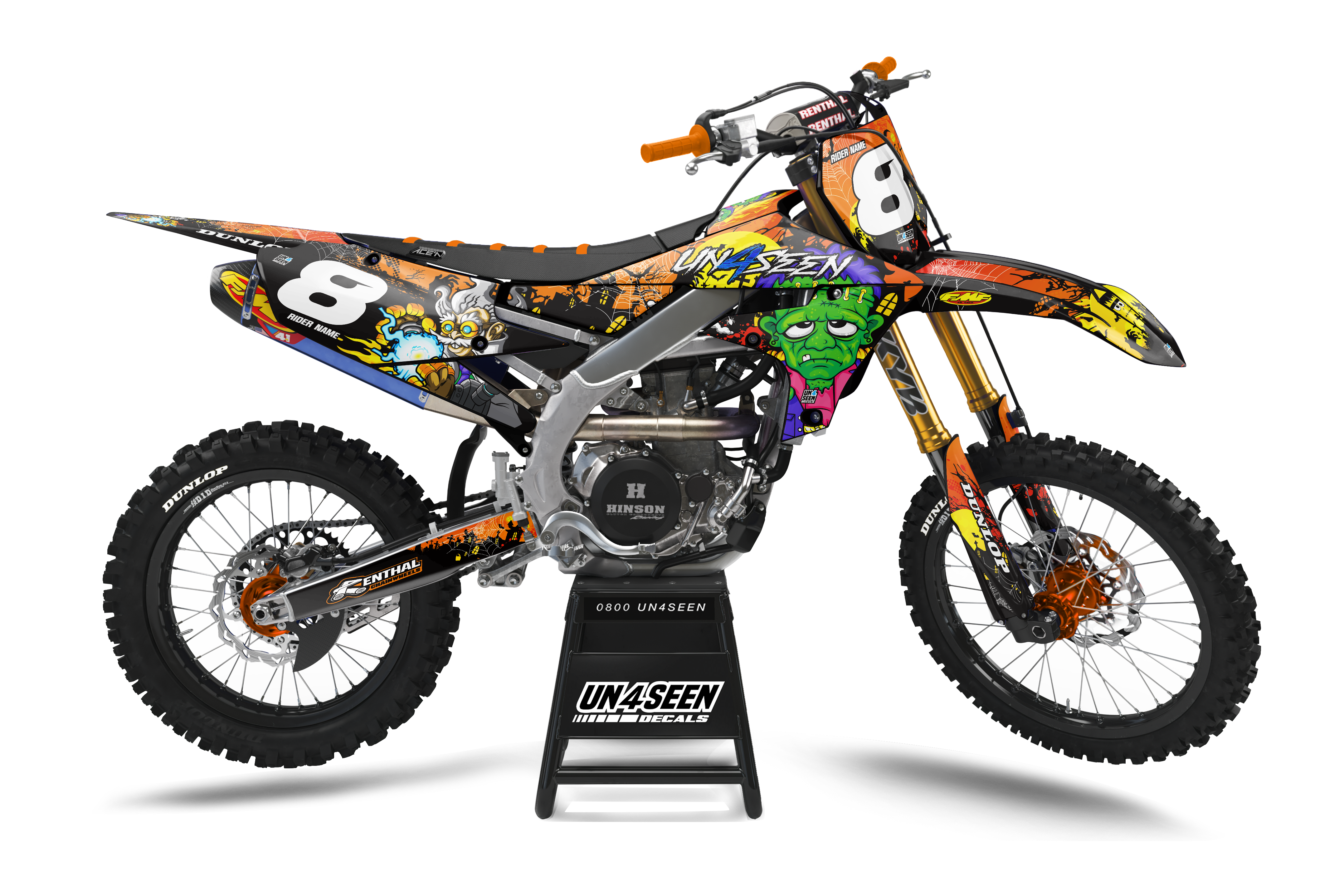 Yamaha Zombie Graphics Kit - Frankenstein
