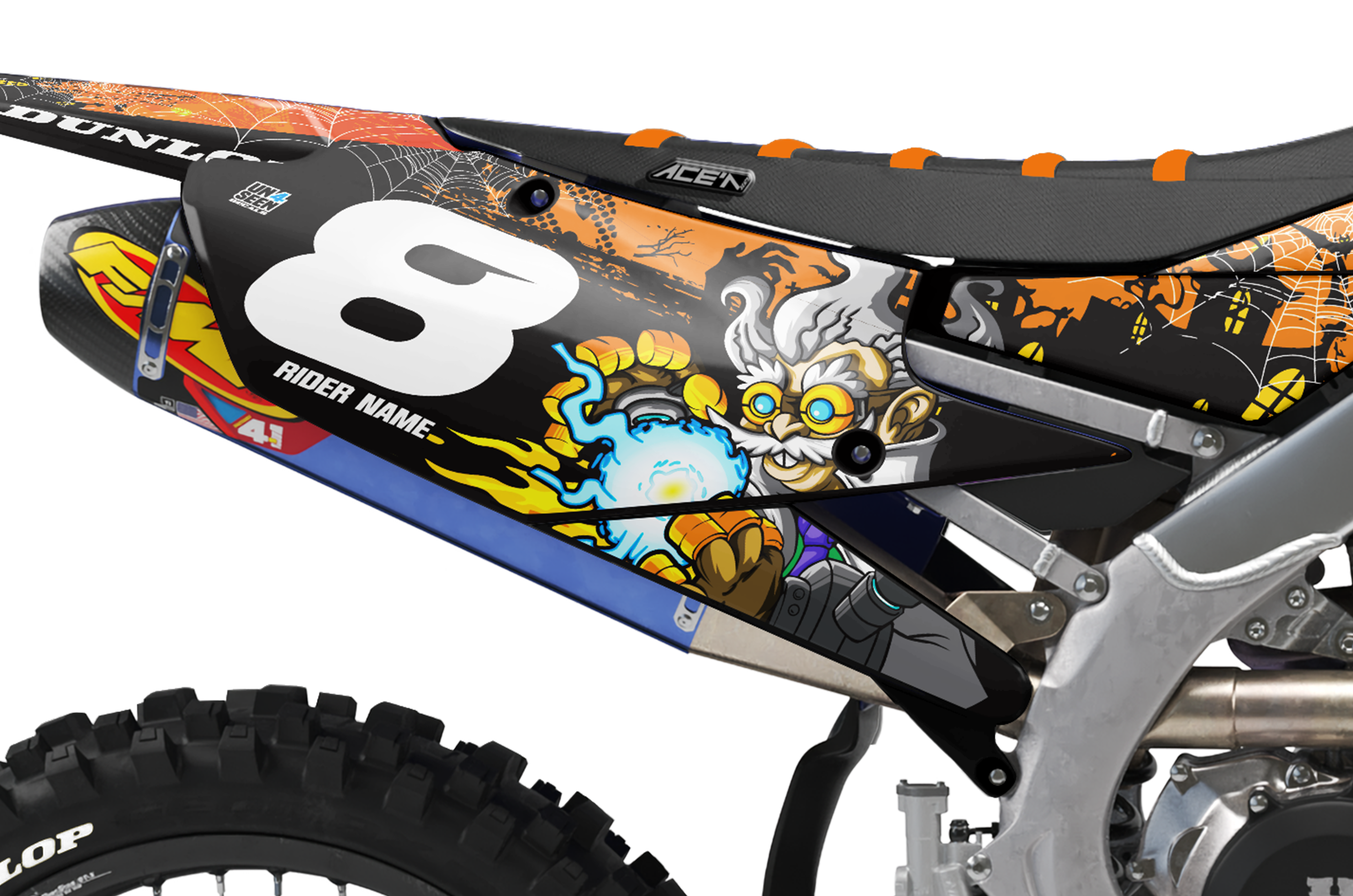 Yamaha Zombie Graphics Kit - Frankenstein