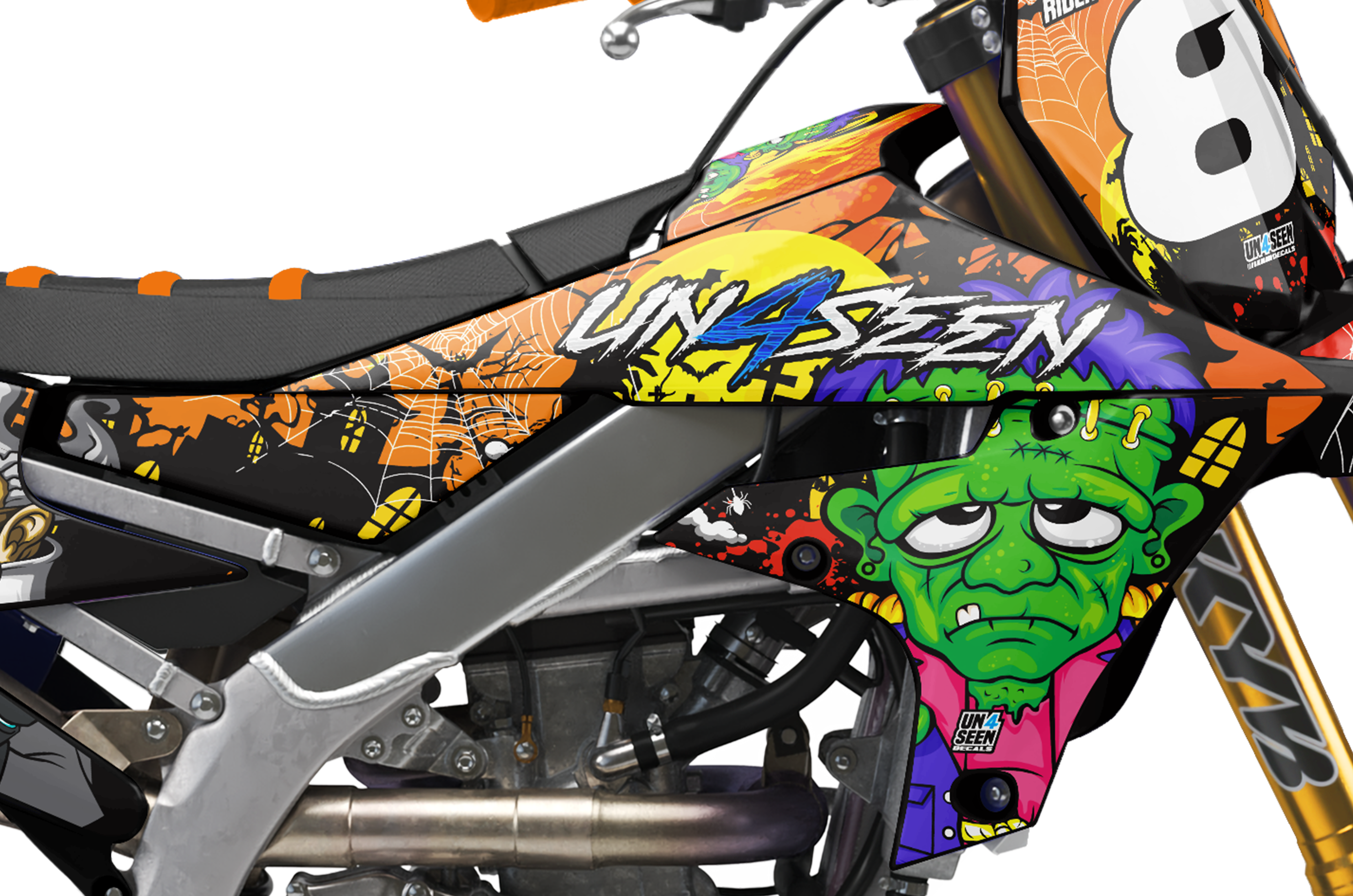 Yamaha Zombie Graphics Kit - Frankenstein