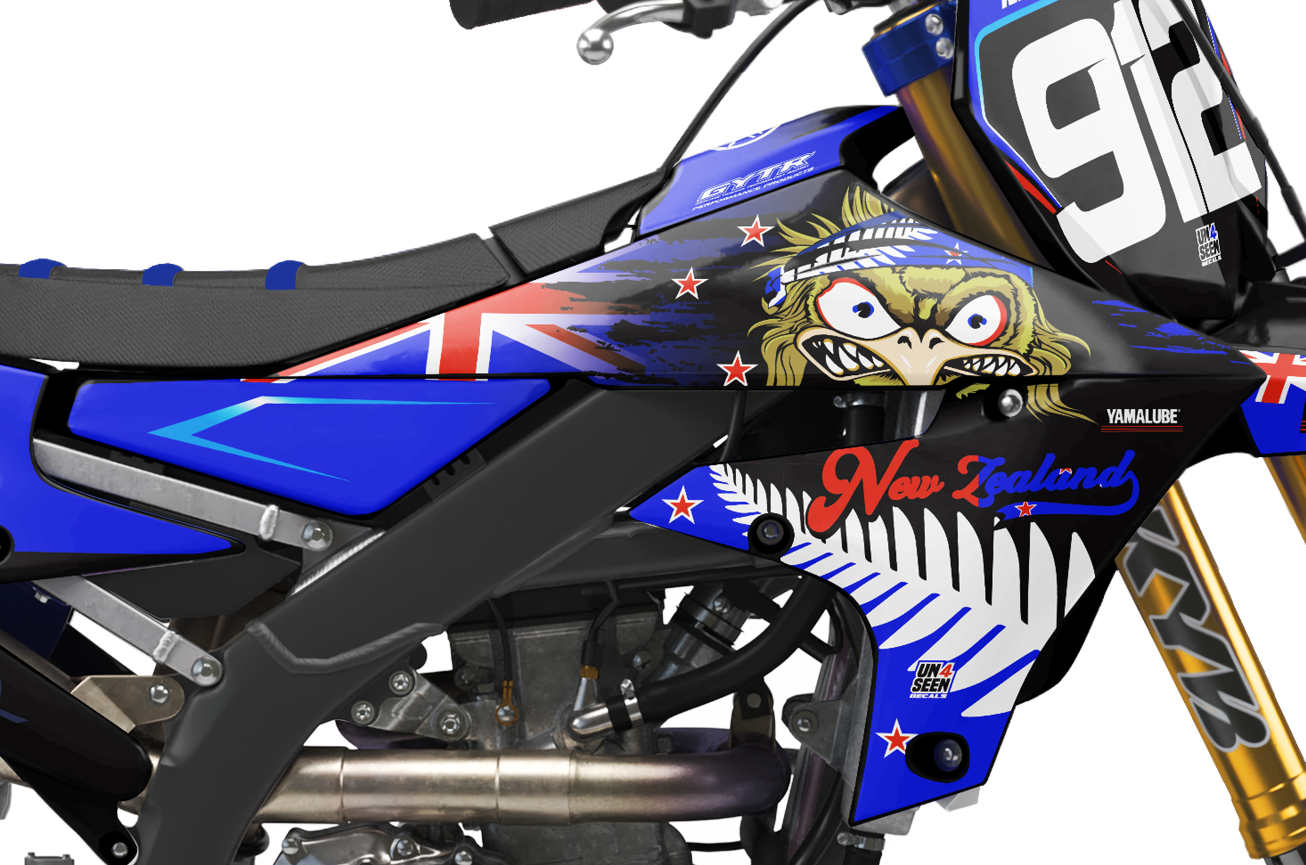Yamaha Graphics Kit - Angry Kiwi