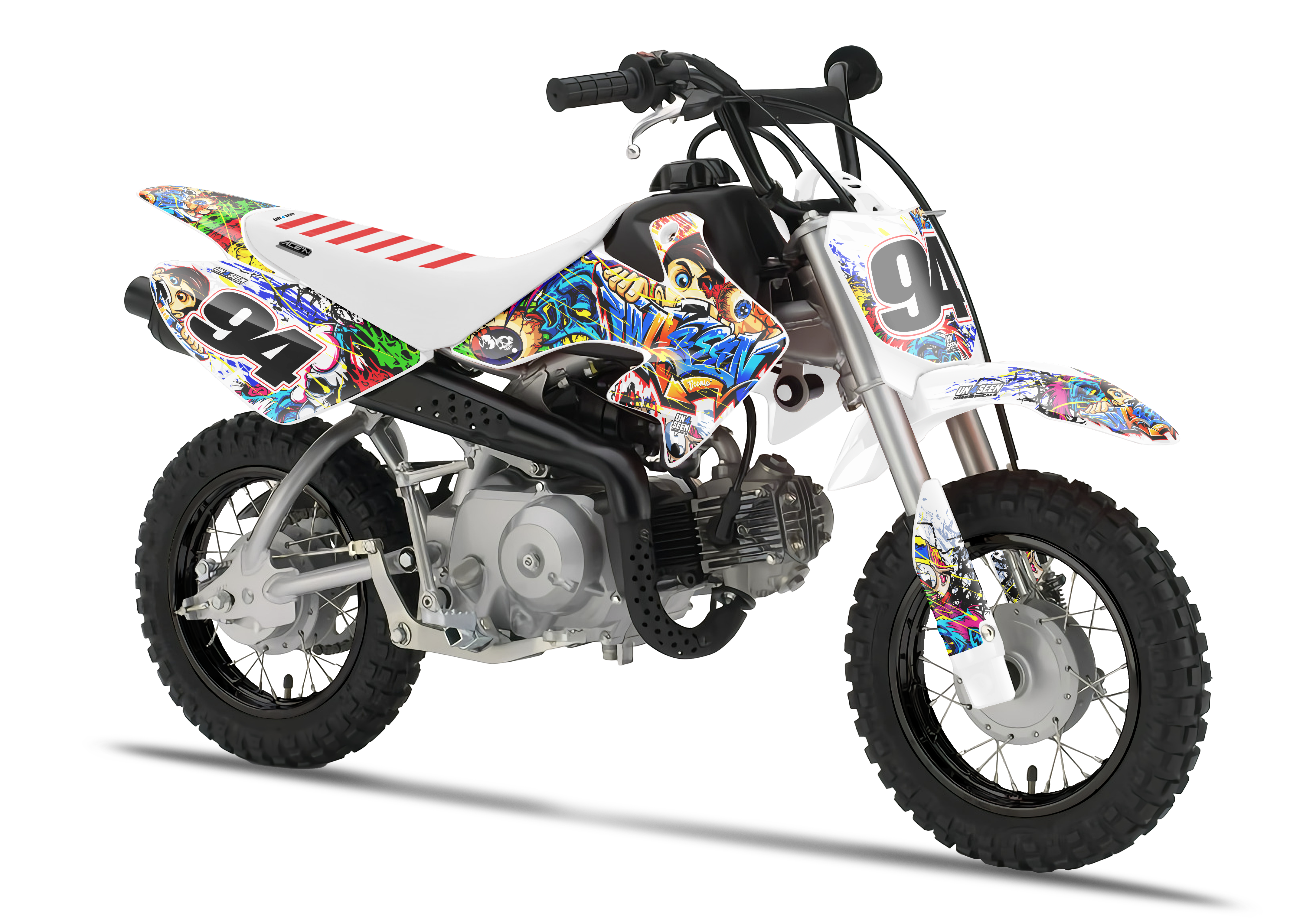 Crf50 Graphics Kit - Rex Zombie