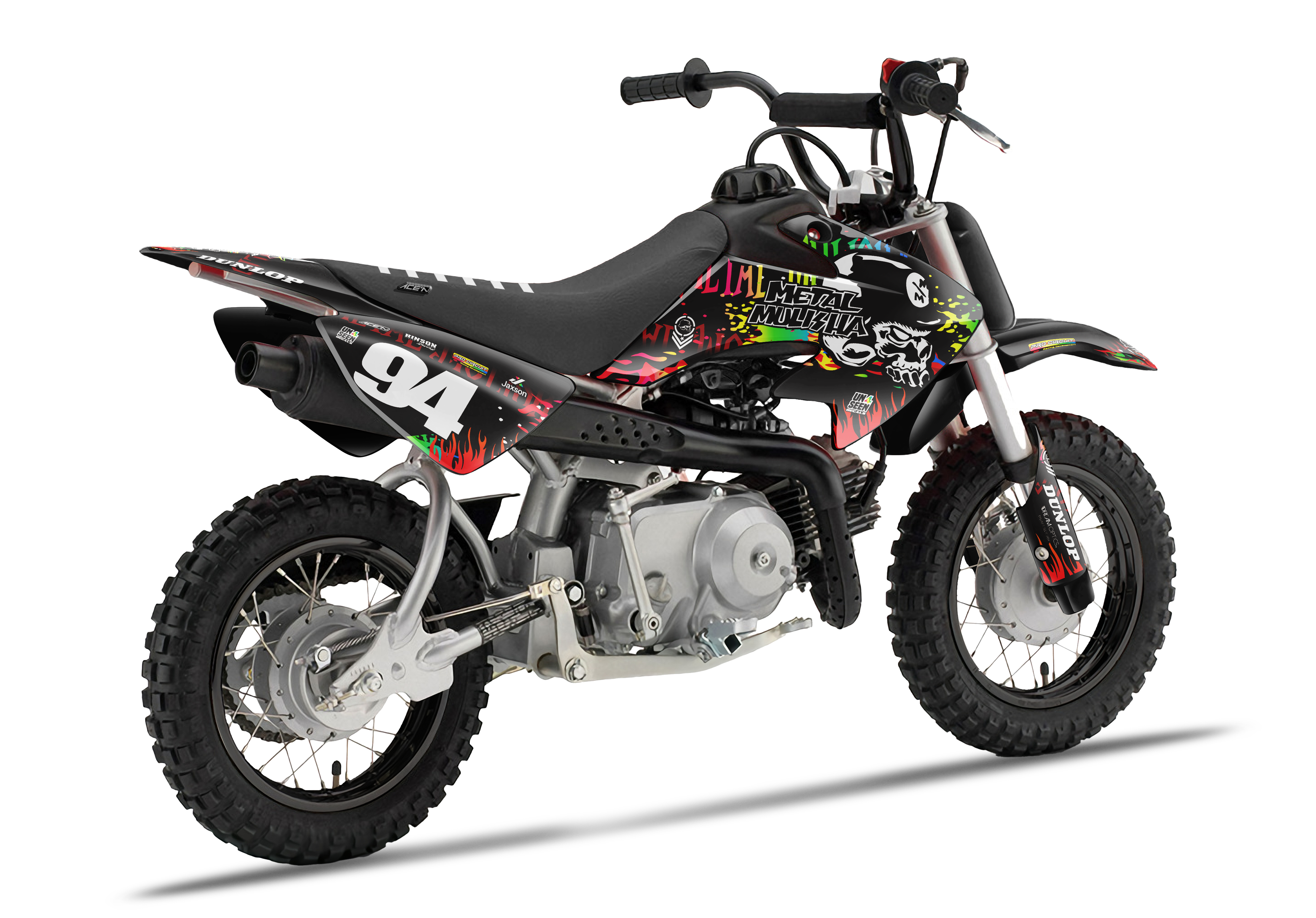 Crf50 Graphics Kit - Metal Mulisha Bright
