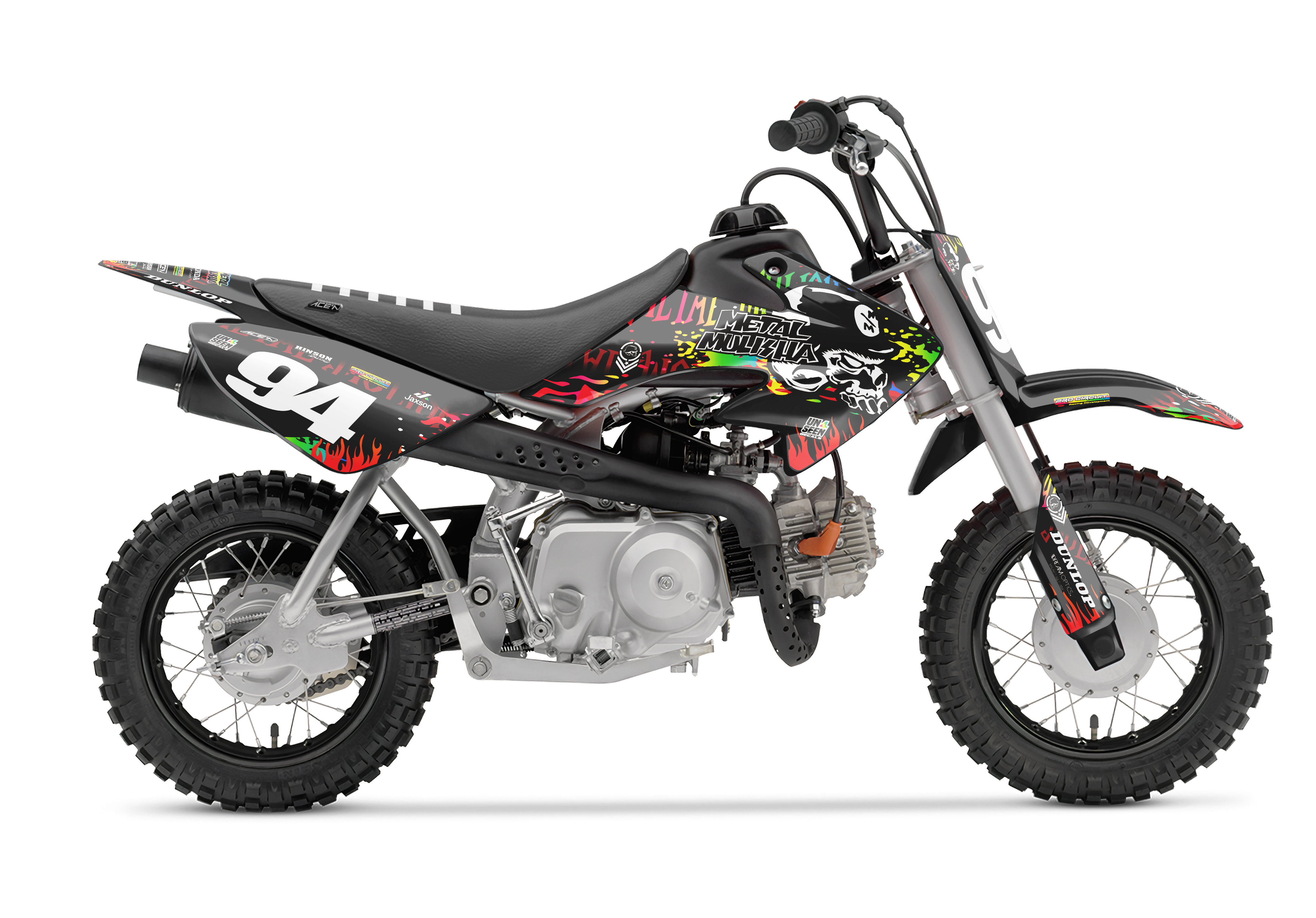 Crf50 Graphics Kit - Metal Mulisha Bright