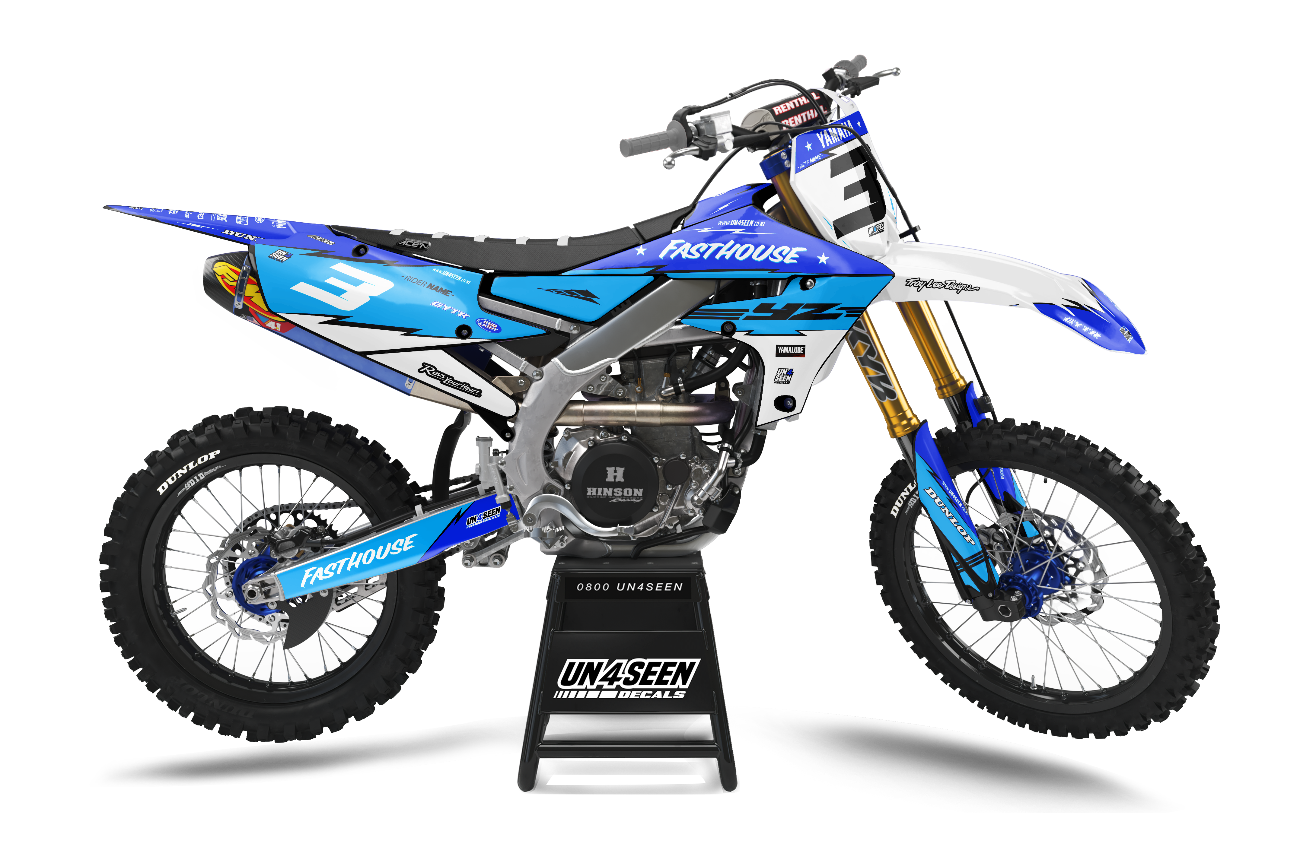 Yamaha Graphics Kit - Fasthouse Blues