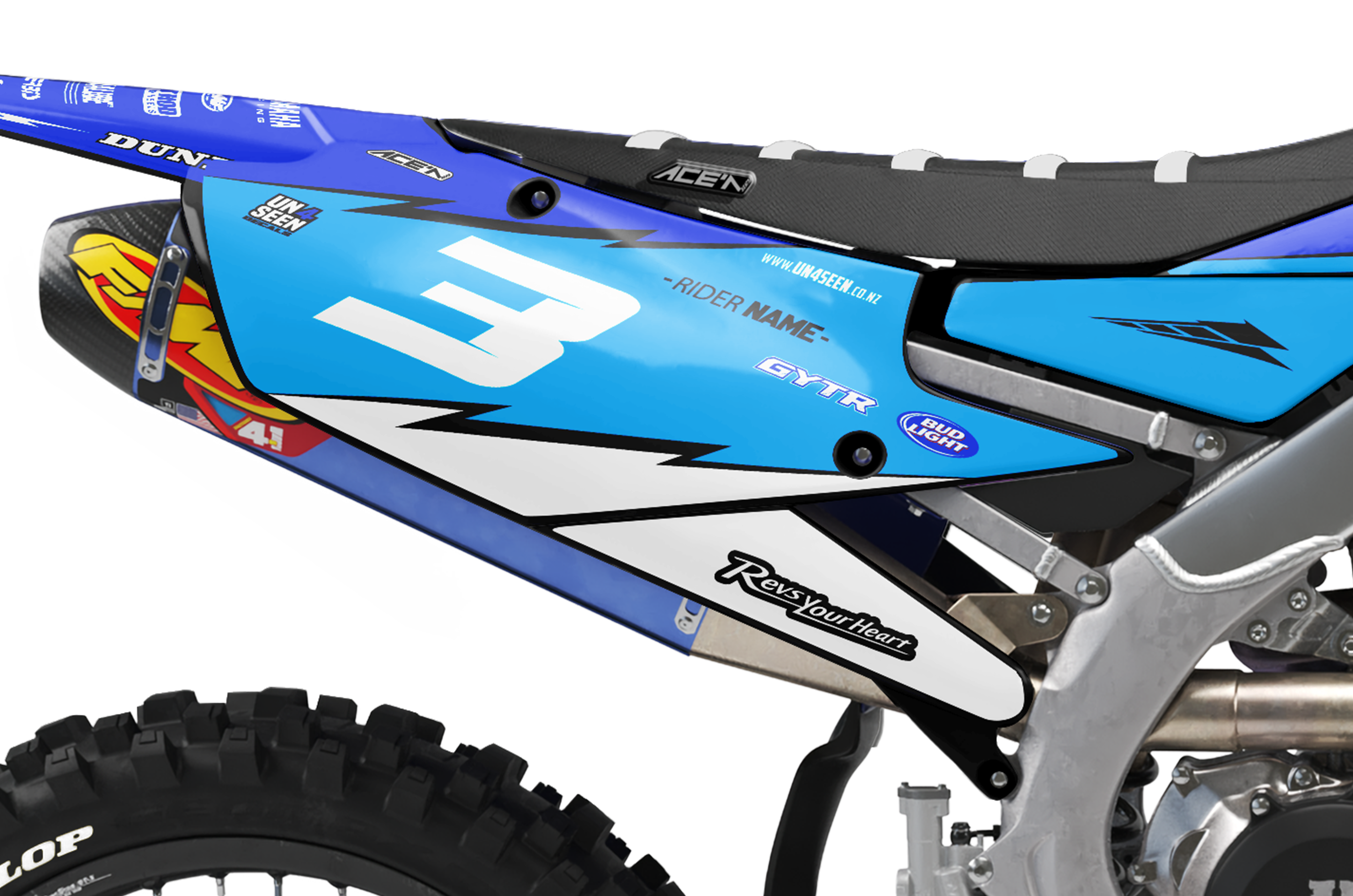 Yamaha Graphics Kit - Fasthouse Blues