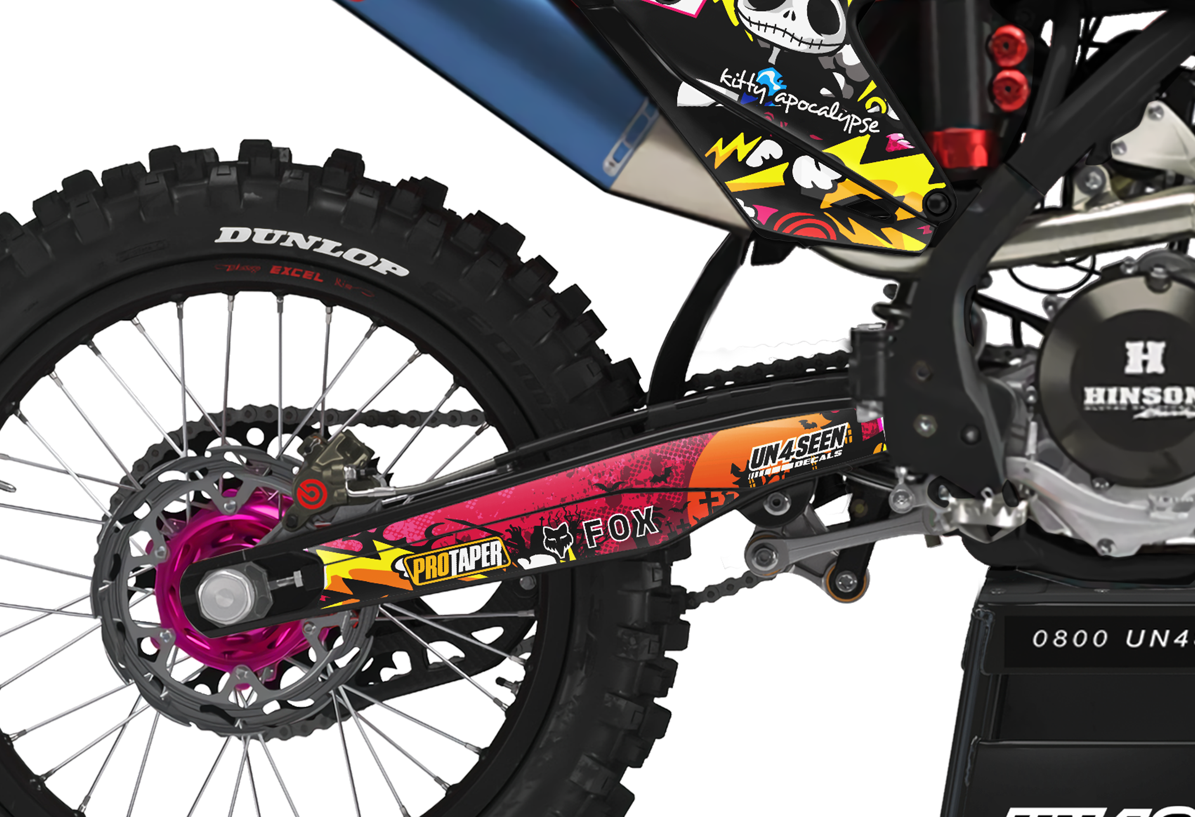 GasGas Zombie Graphics Kit - Hello Kitty