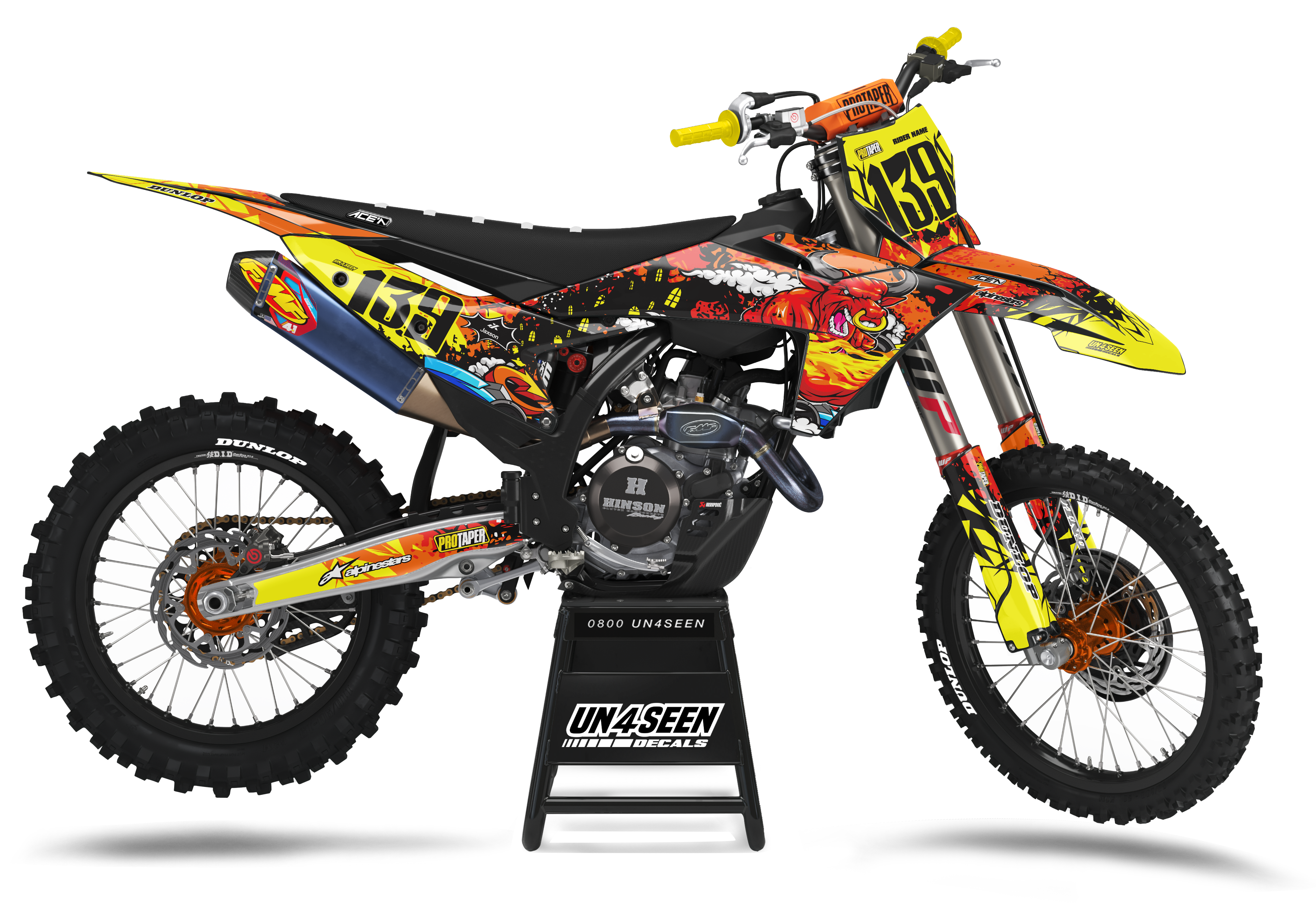 KTM Graphics Kit - Raging Bull