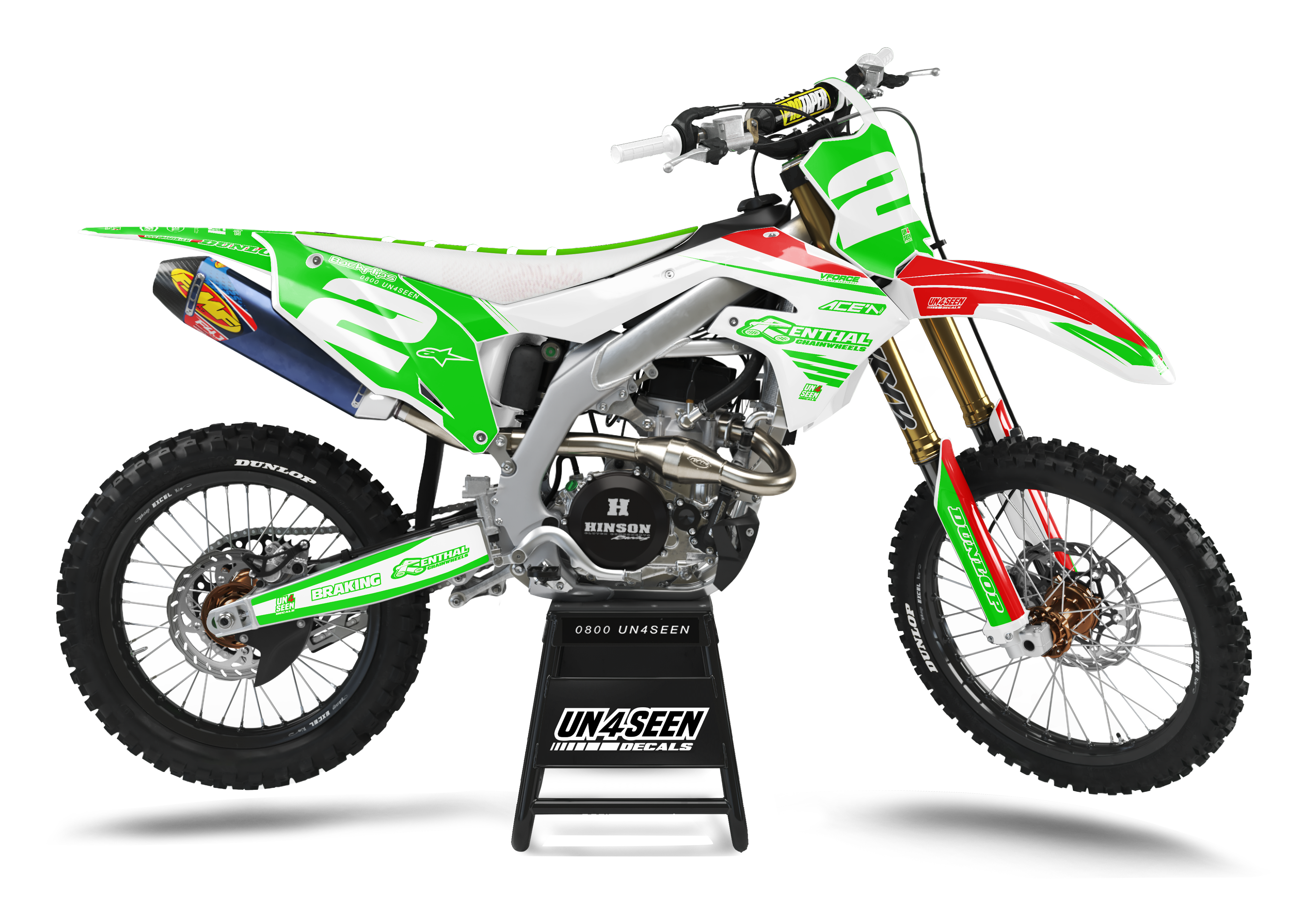 Kawasaki Graphics Kit - Renthal