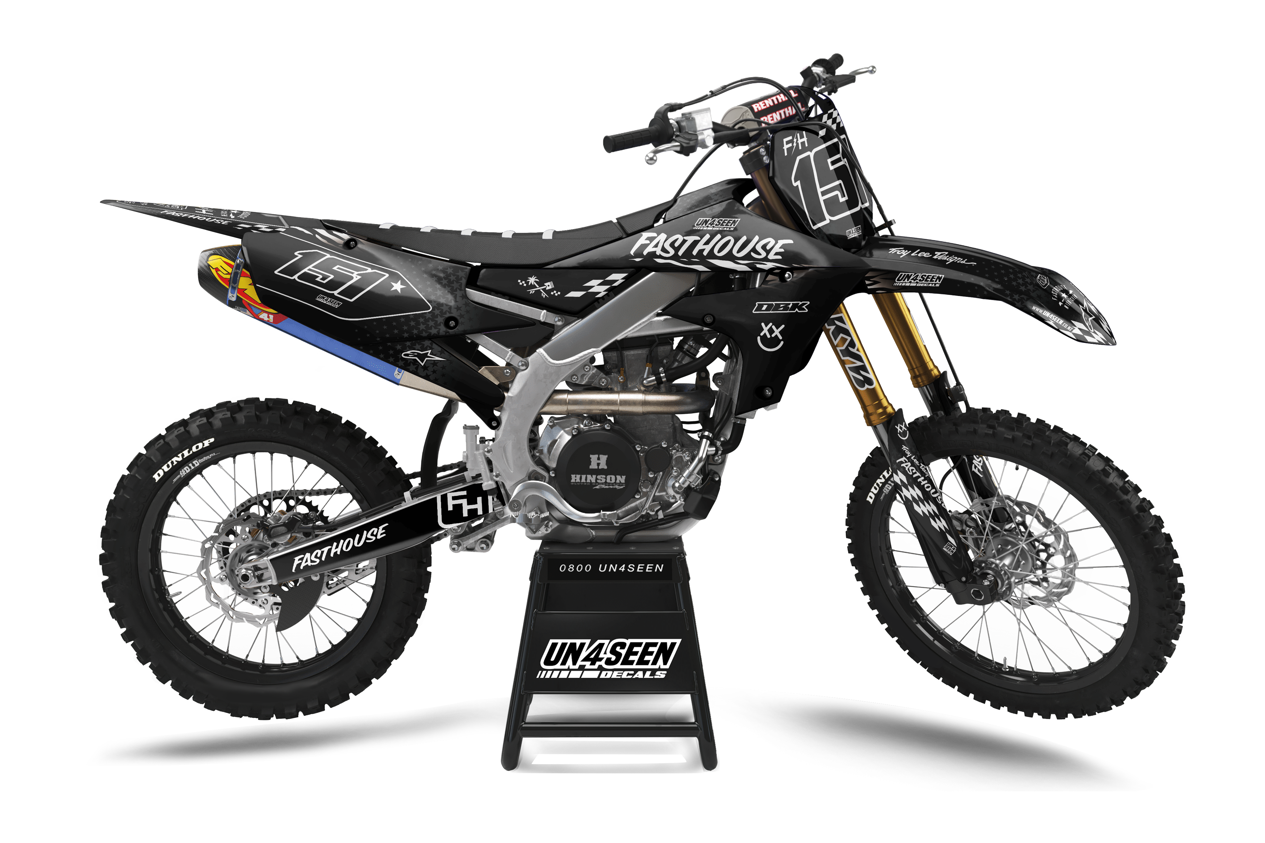 Yamaha Graphics Kit - Fasthouse Stealth