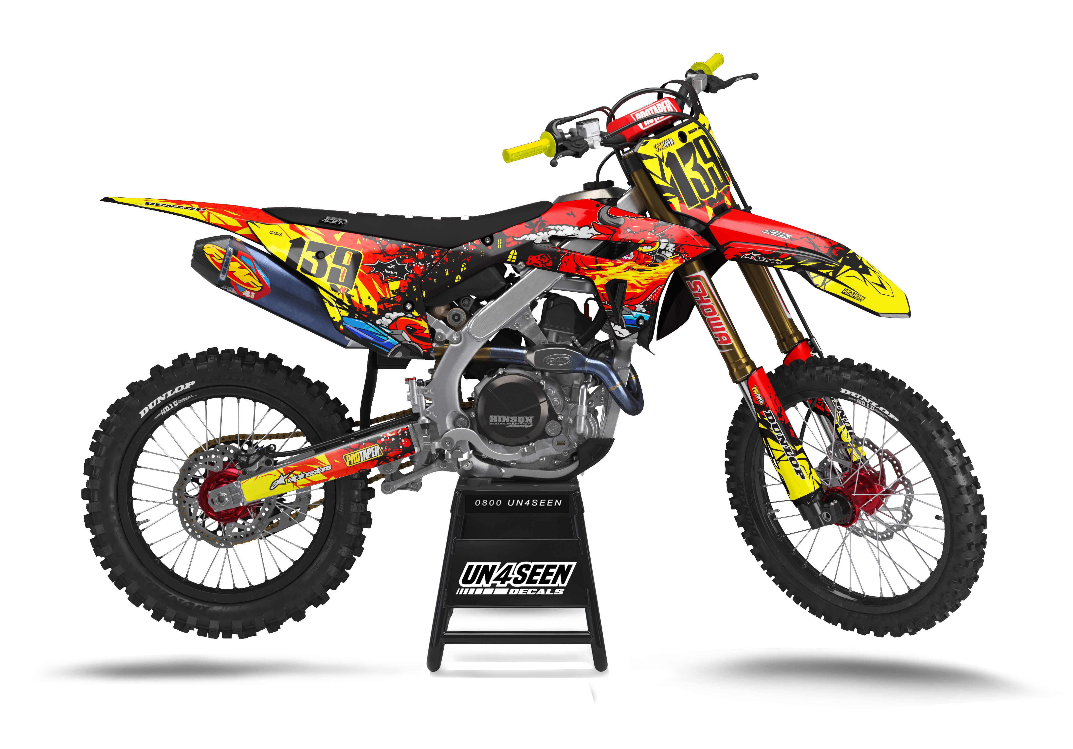 Honda Zombie Graphics Kit - Raging Bull