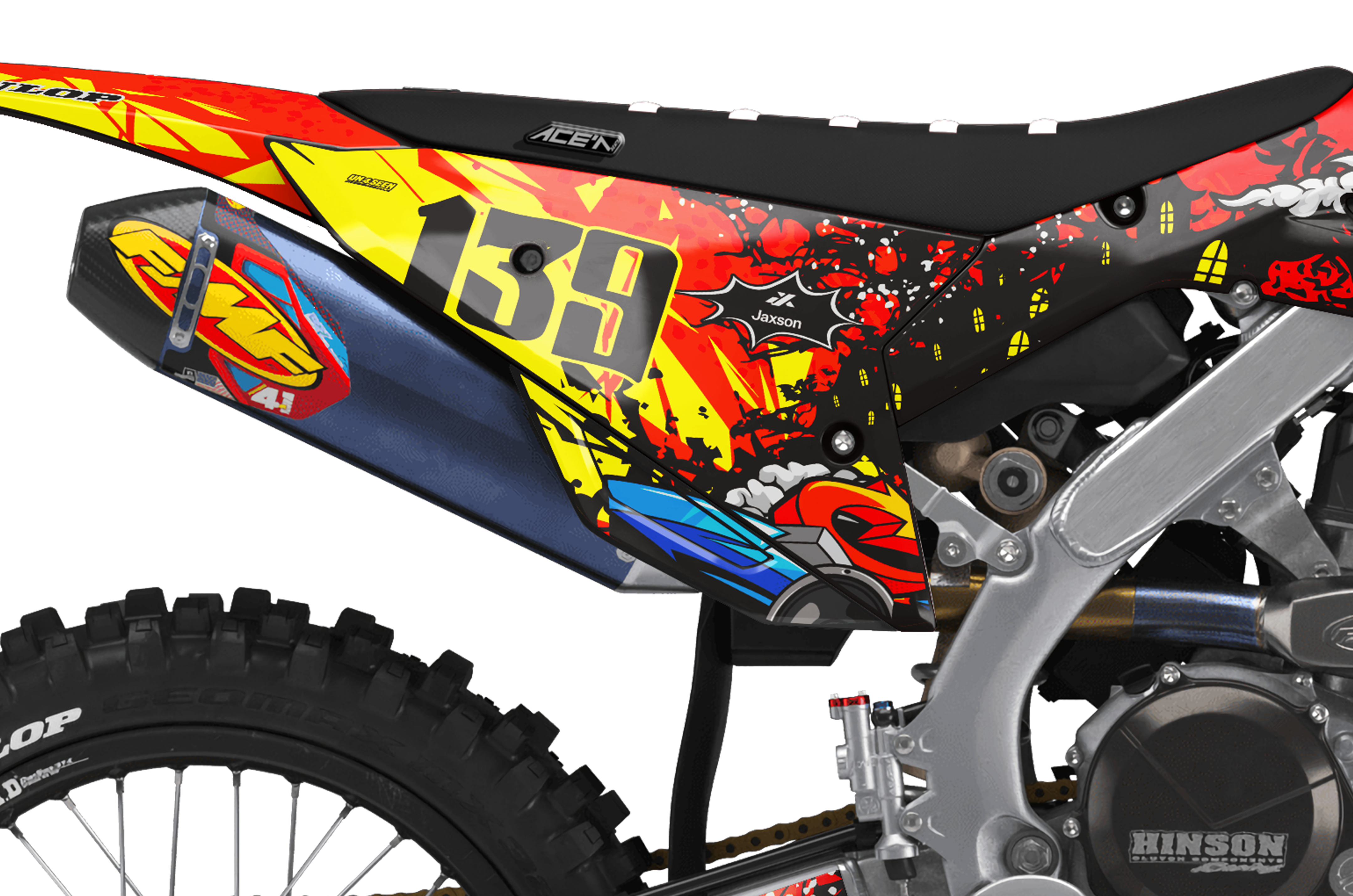 Honda Zombie Graphics Kit - Raging Bull