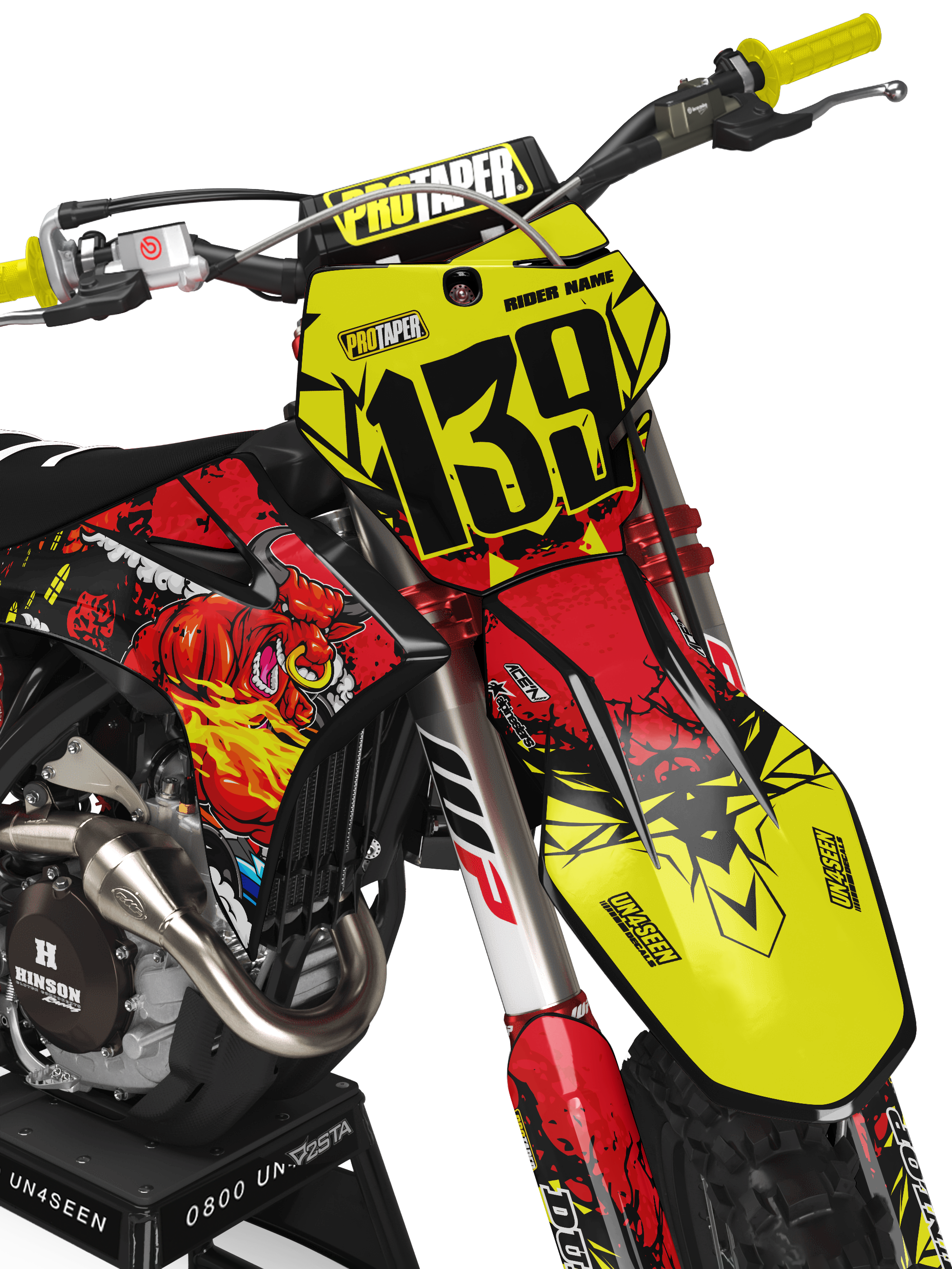 GasGas Zombie Graphics Kit - Raging Bull