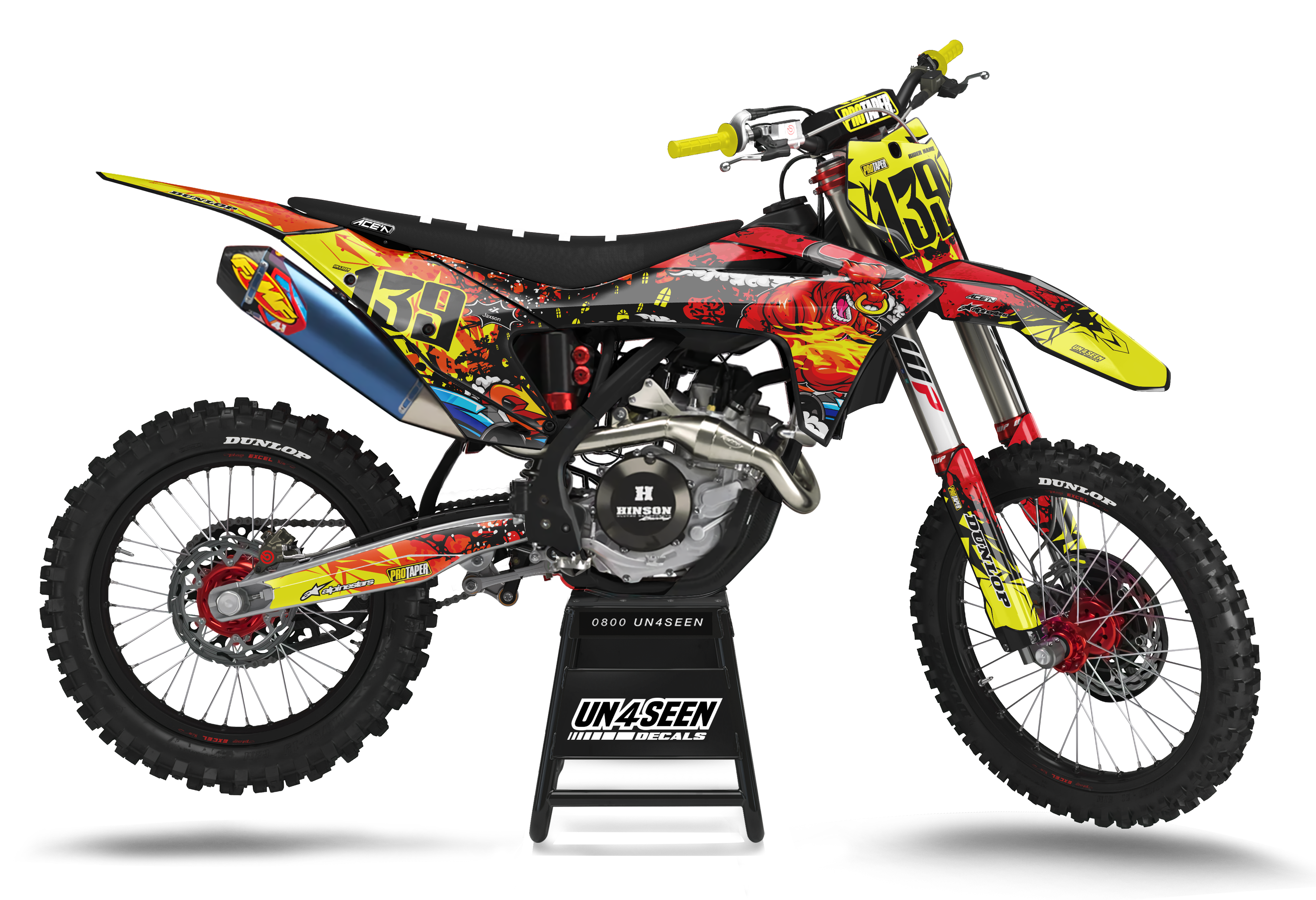 GasGas Zombie Graphics Kit - Raging Bull