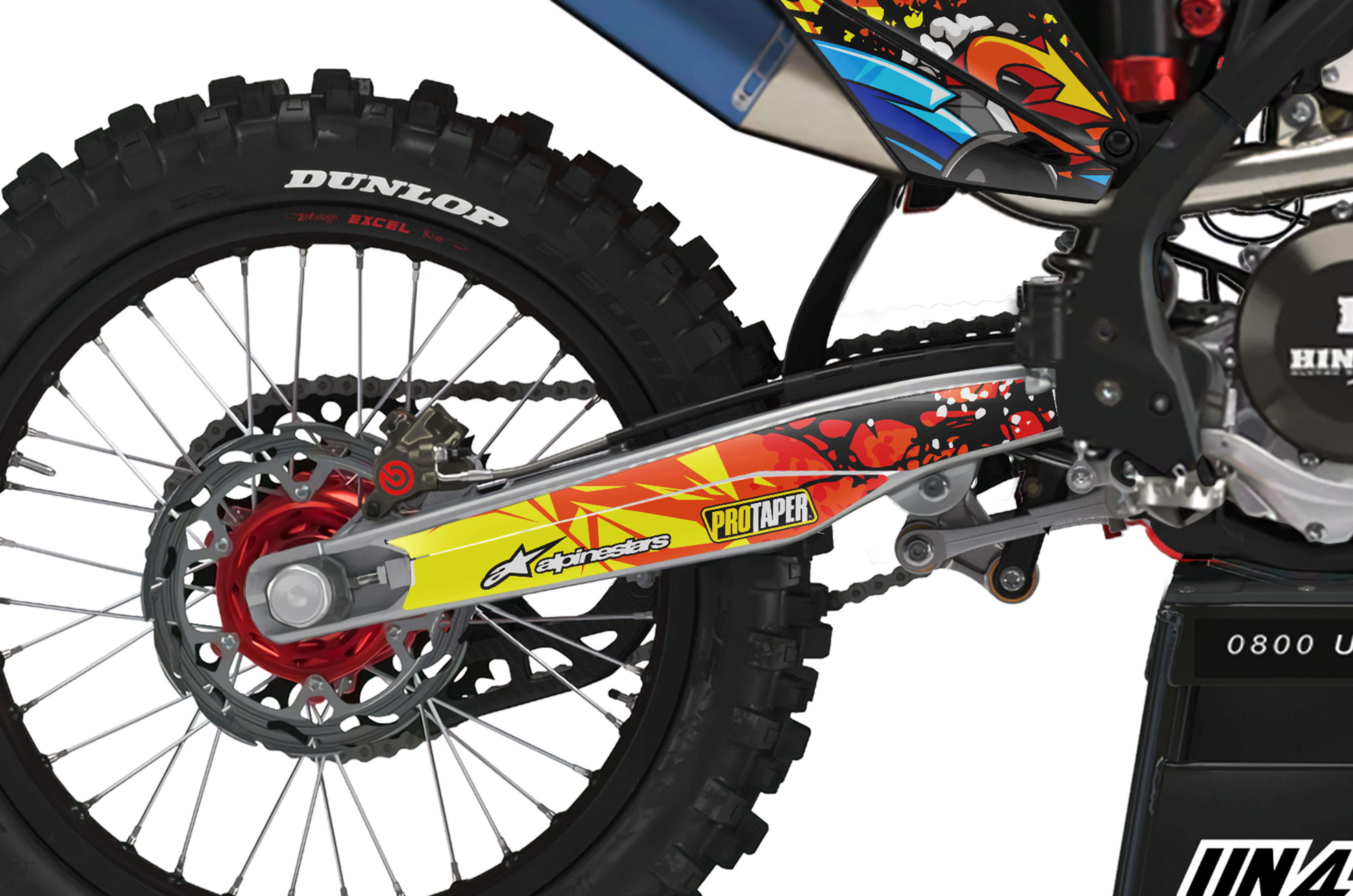GasGas Zombie Graphics Kit - Raging Bull
