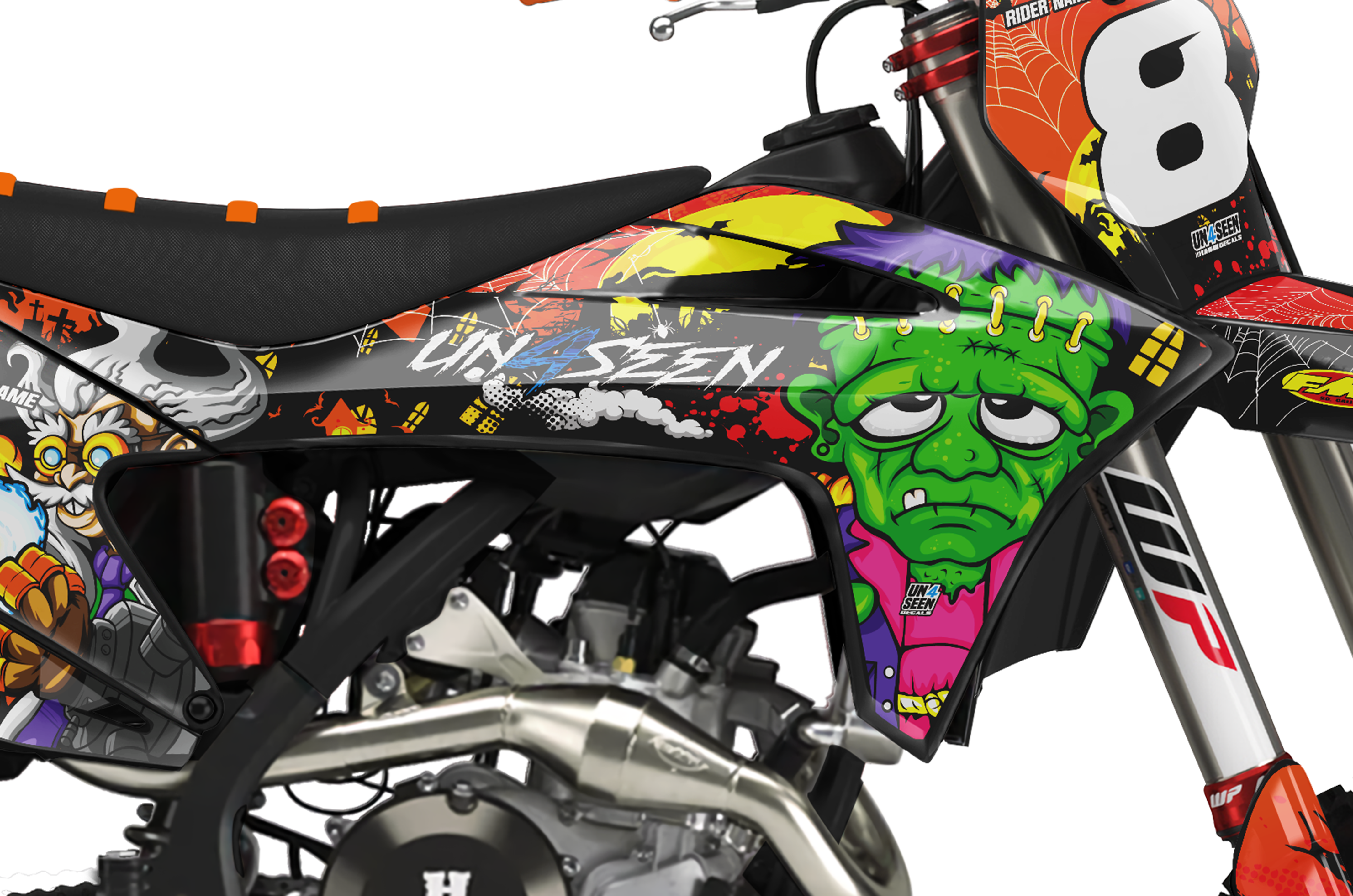 GasGas Zombie Graphics Kit - Frankenstein