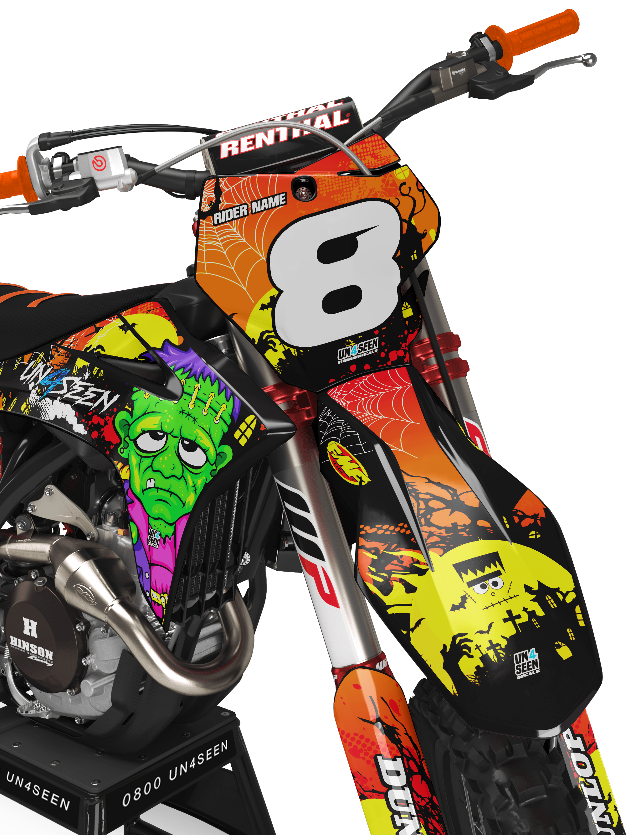 GasGas Zombie Graphics Kit - Frankenstein