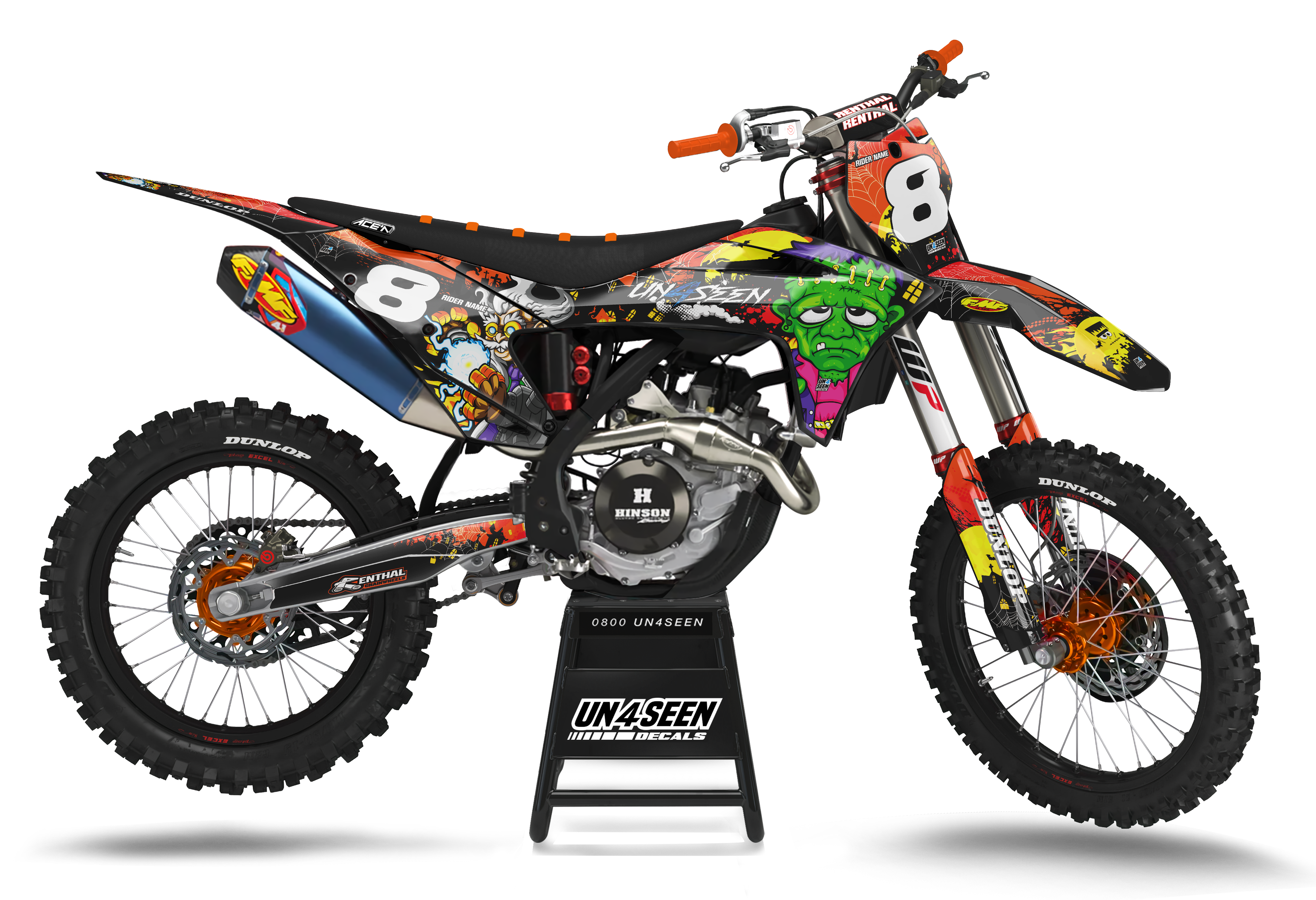 GasGas Zombie Graphics Kit - Frankenstein