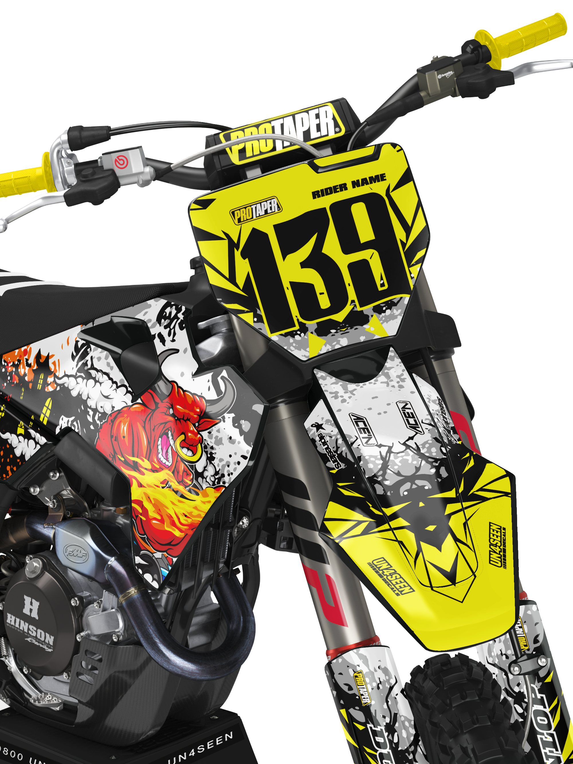 Husqvarna Zombie Graphics Kit - Raging Bull
