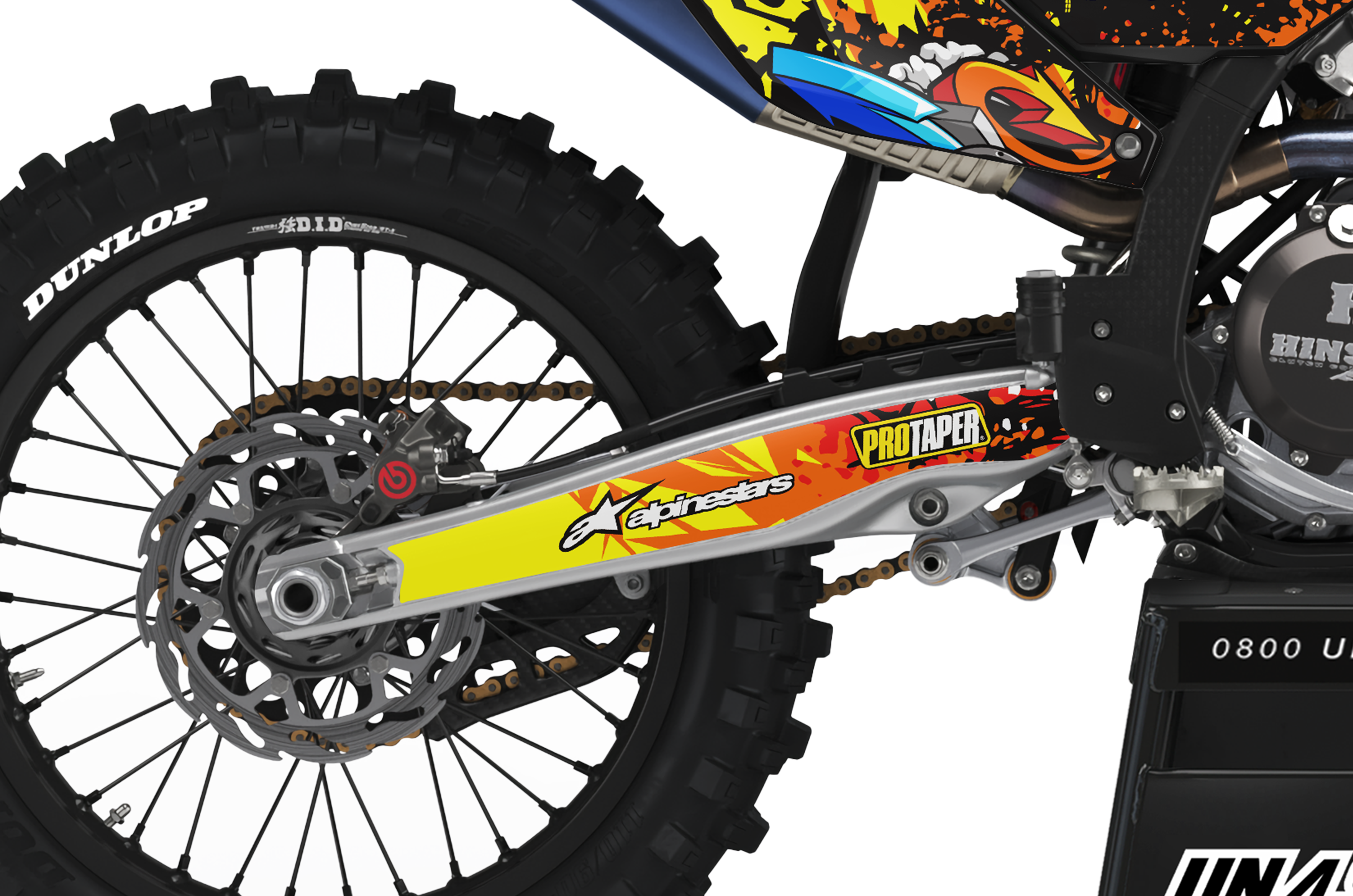 Husqvarna Zombie Graphics Kit - Raging Bull