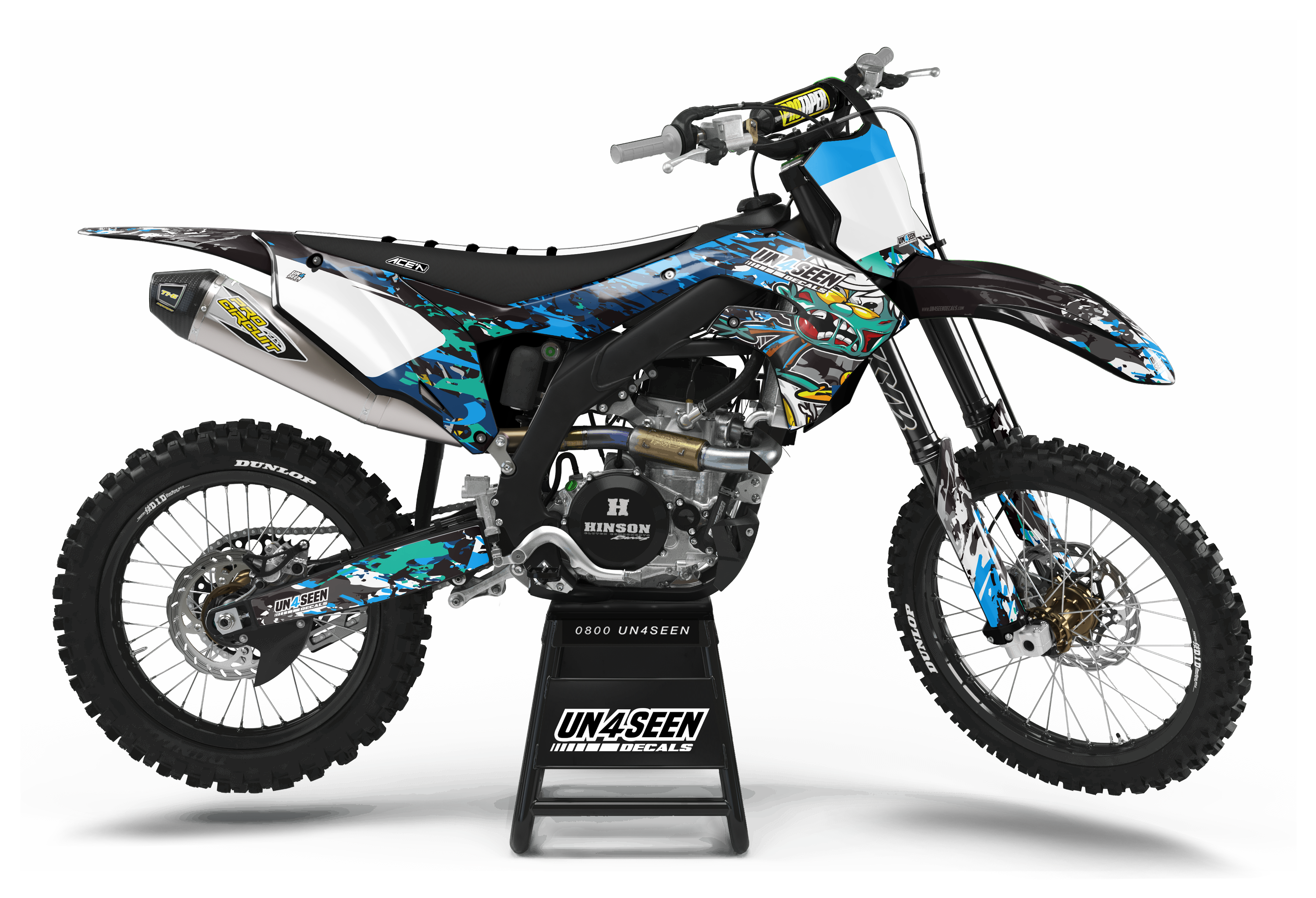 Kawasaki Zombie Graphics Kit -  Loudhouse