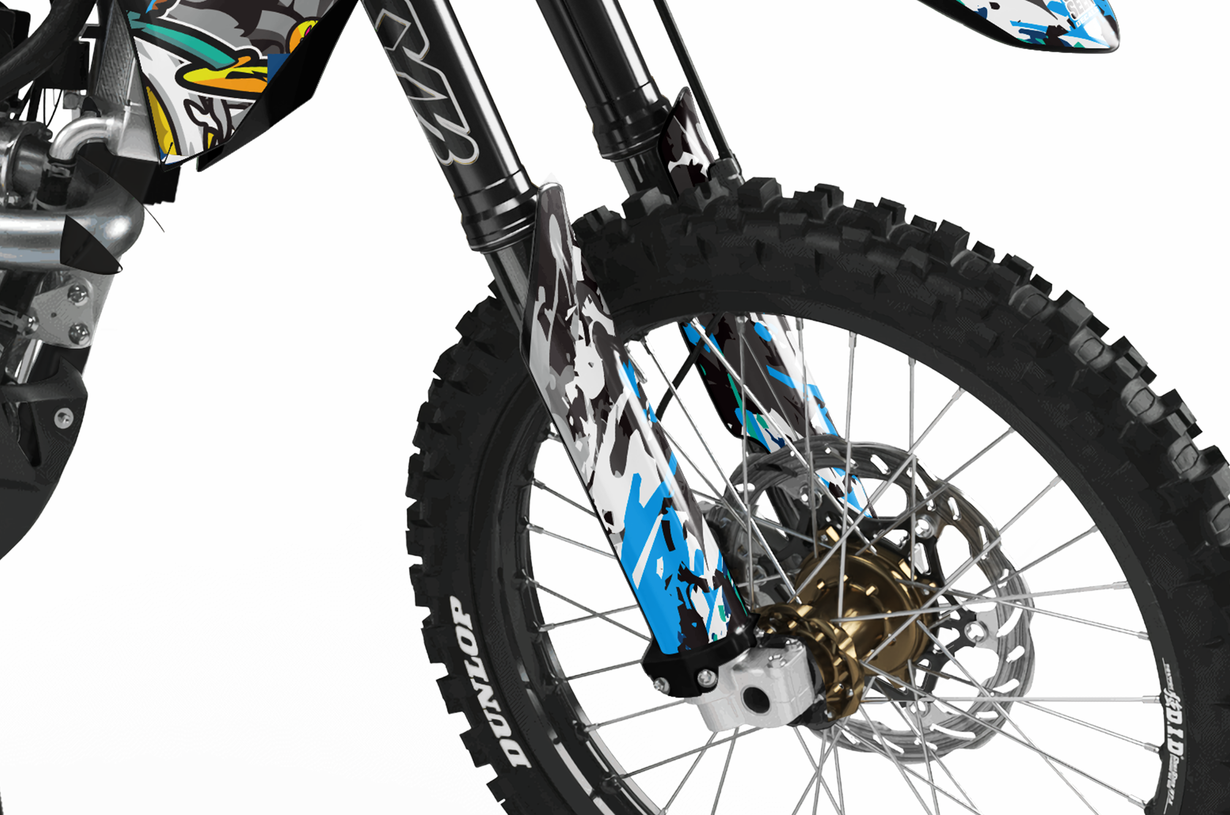 Kawasaki Zombie Graphics Kit -  Loudhouse