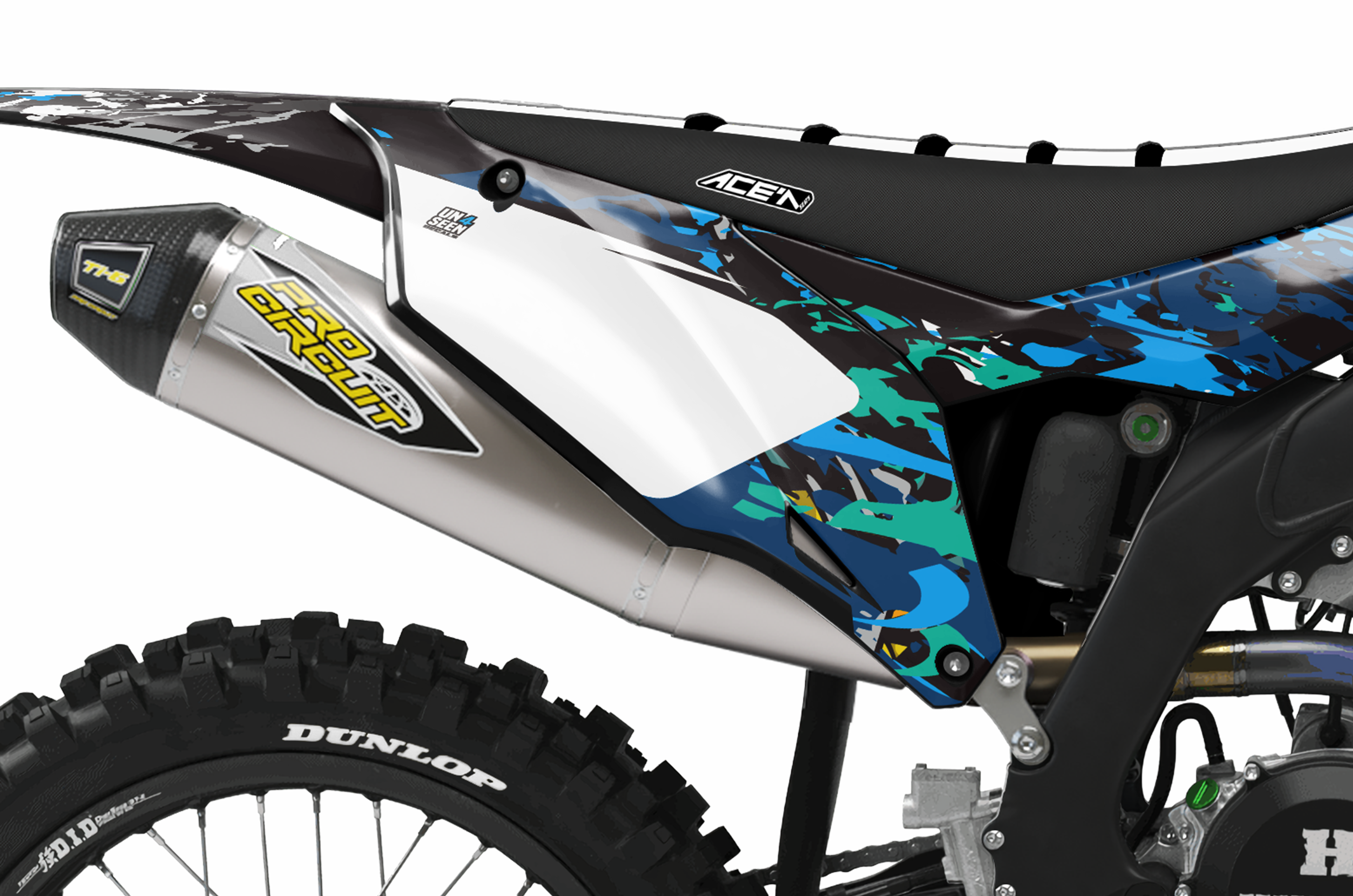Kawasaki Zombie Graphics Kit -  Loudhouse