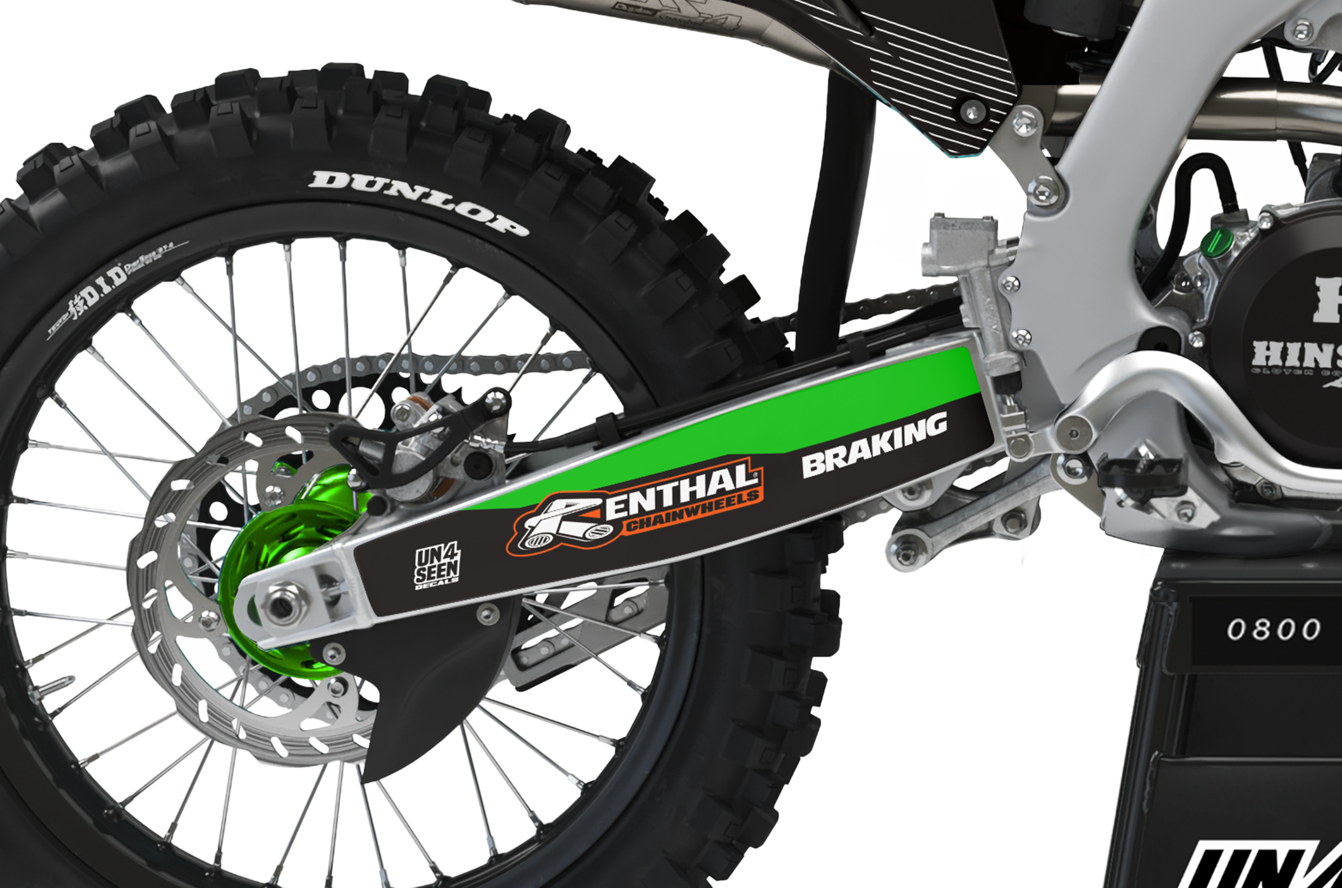 Kawasaki Graphics Kit - Fork