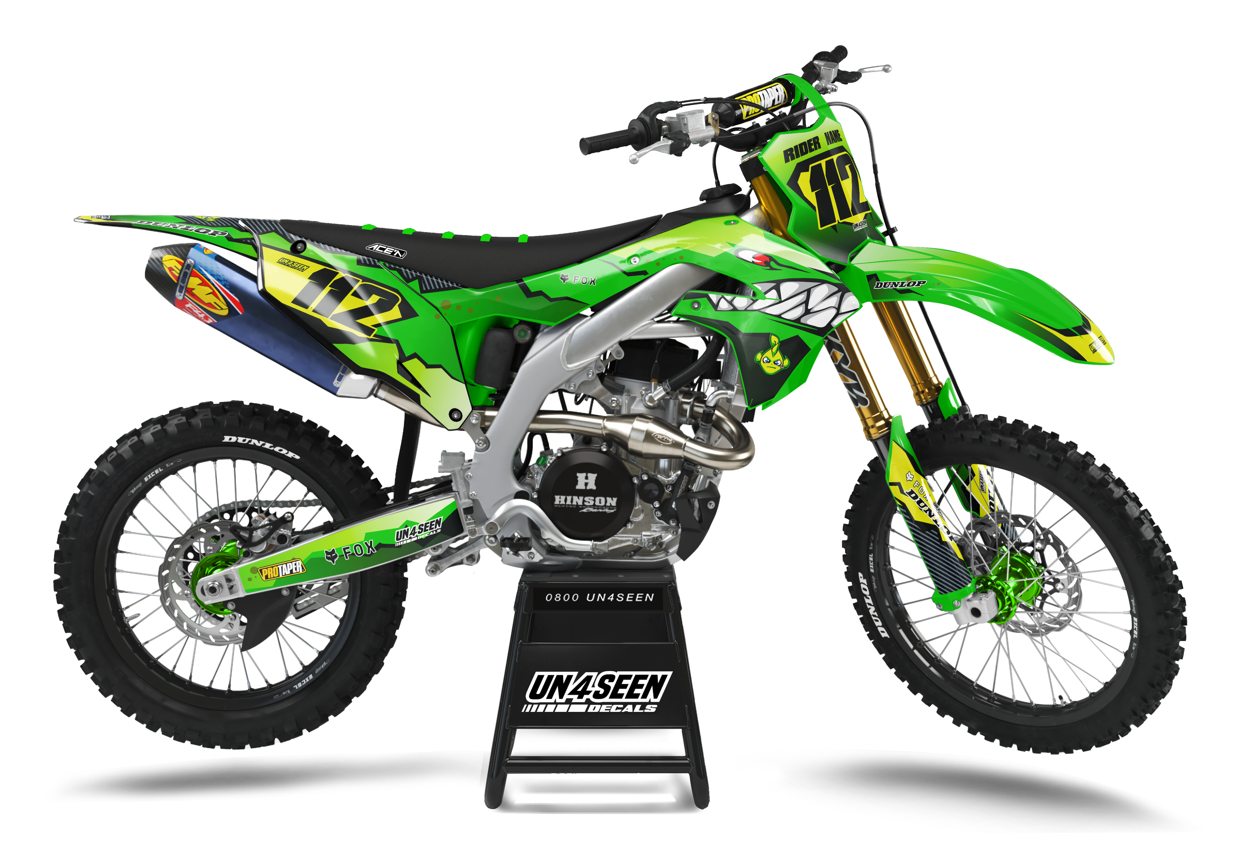 Kawasaki Graphics Kit - Sharky Boy