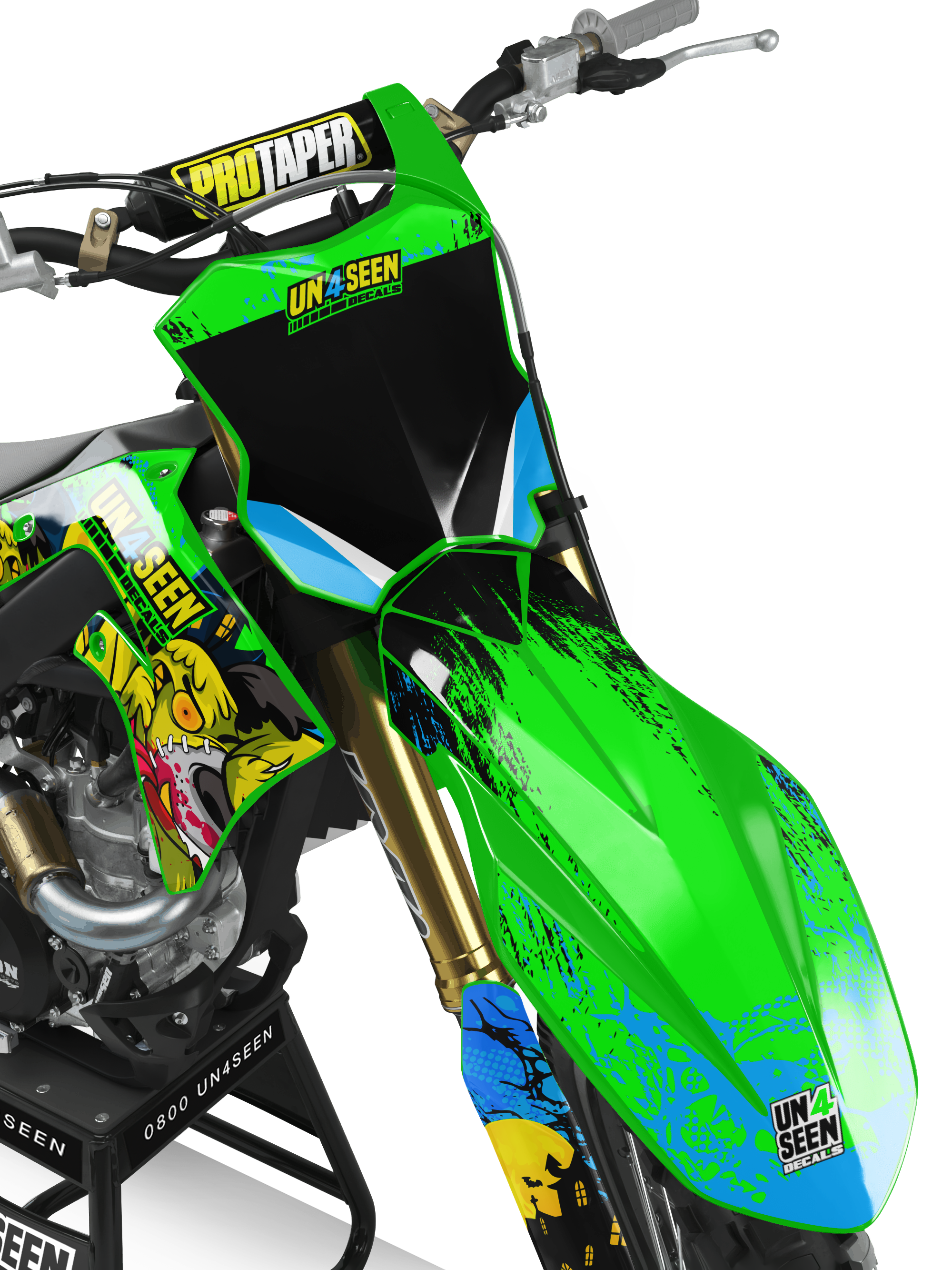Kawasaki Zombie Graphics Kit -  Mutley